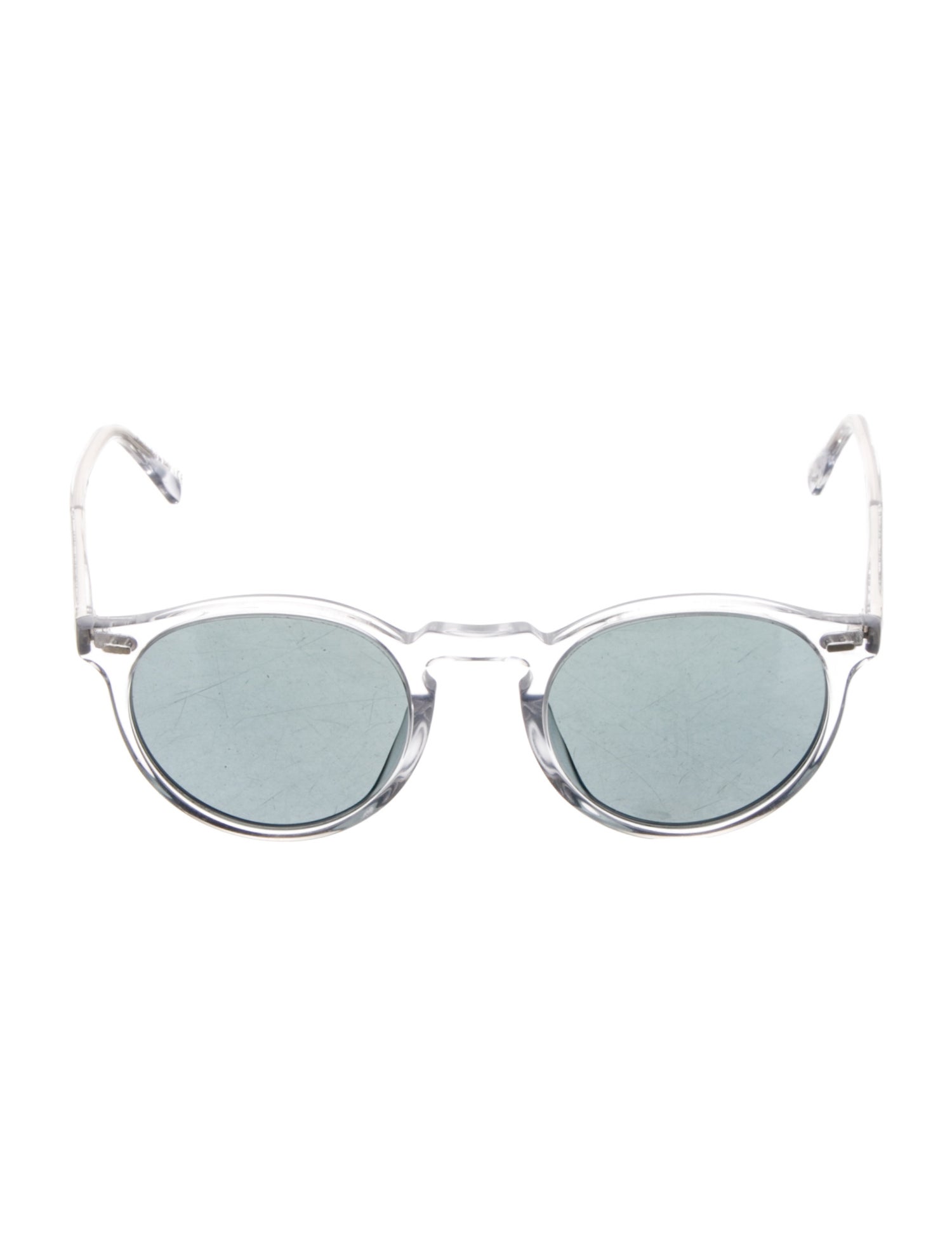 Gregory Peck X Oliver Peoples Round Mirrored Sunglasses