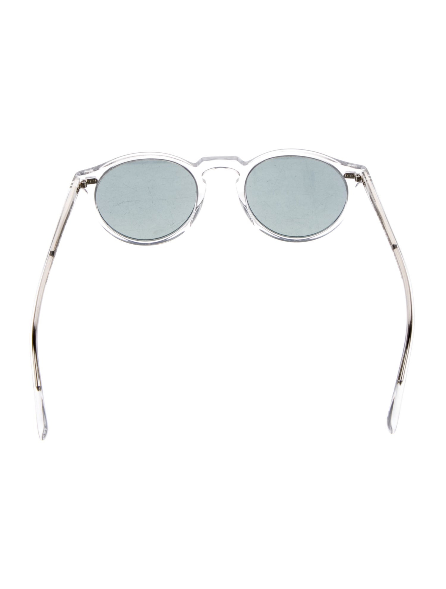 Gregory Peck X Oliver Peoples Round Mirrored Sunglasses