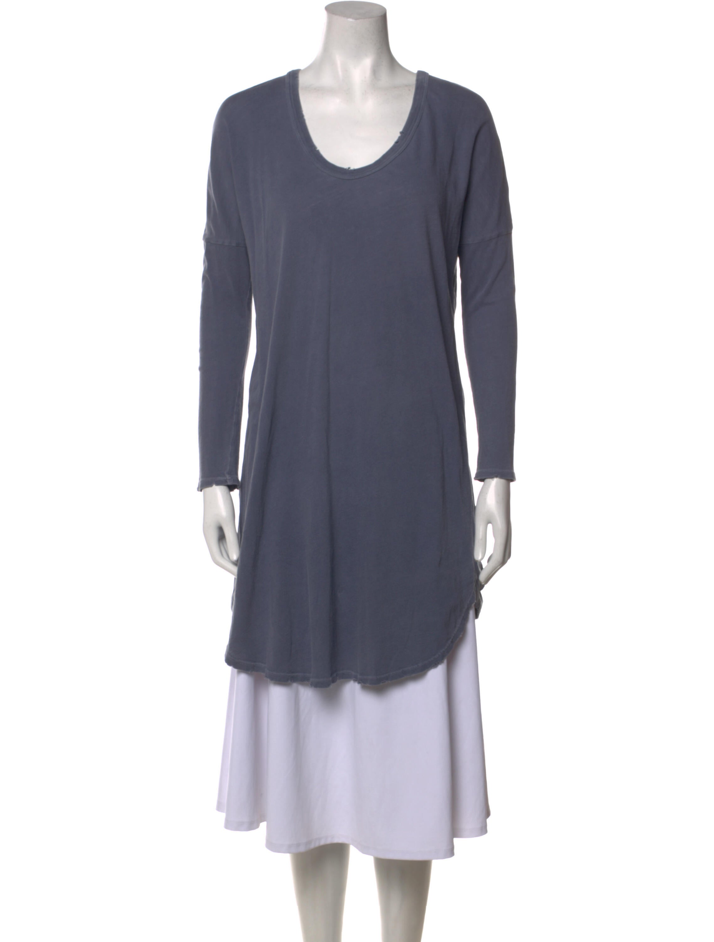 The Great Scoop Neck Knee-Length Dress