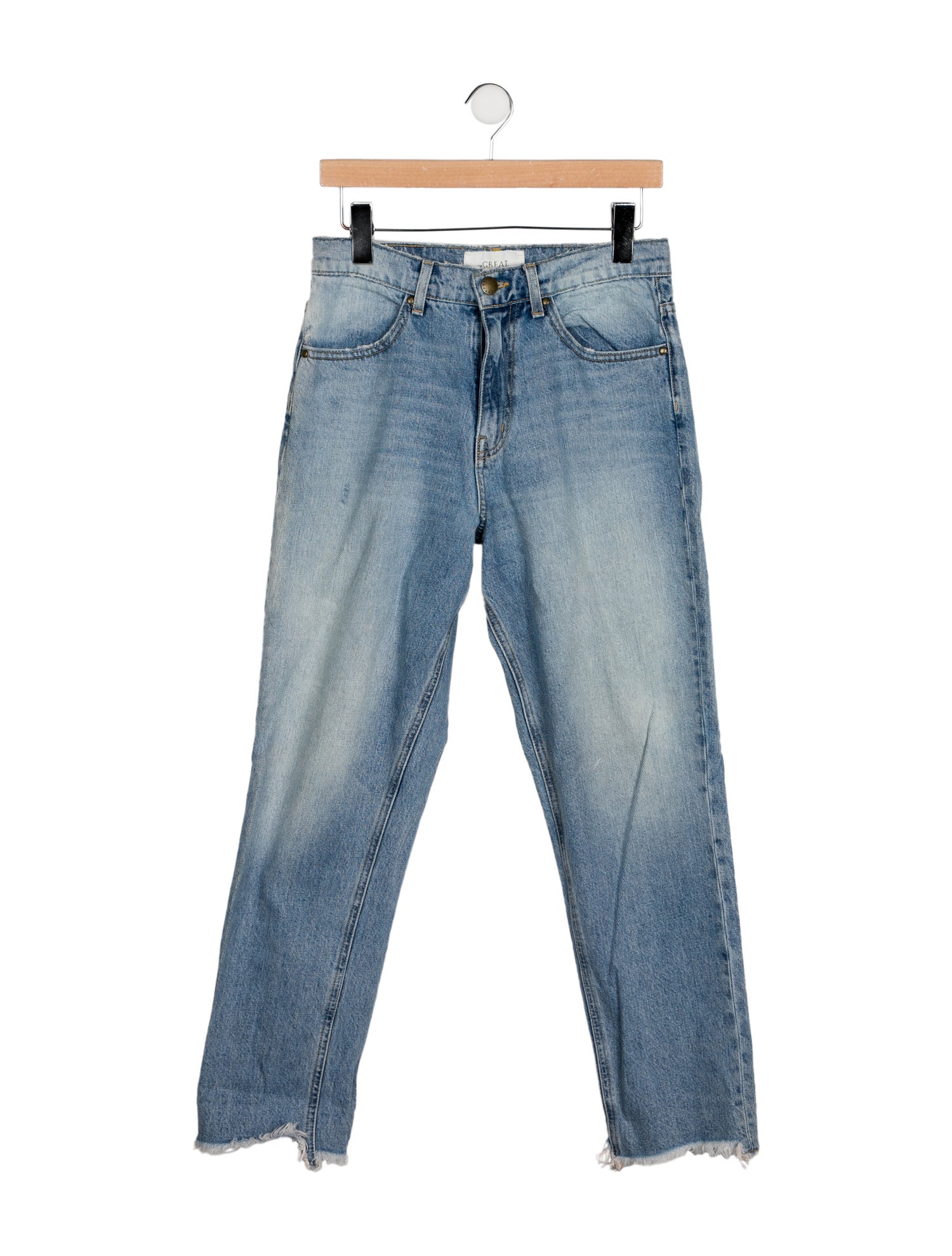 The Great High-Rise Straight Leg Jeans