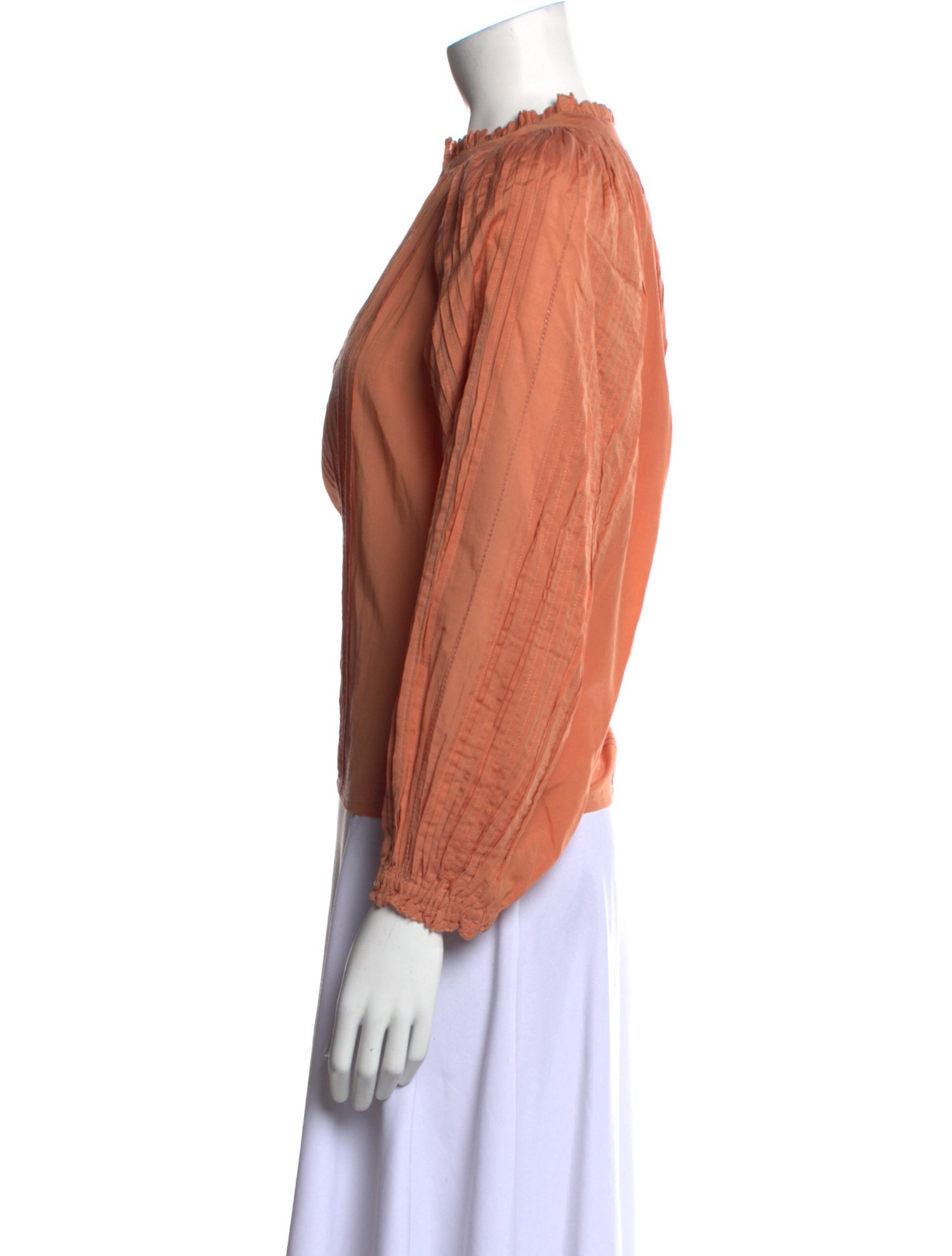 The Great Mock Neck Long Sleeve Blouse