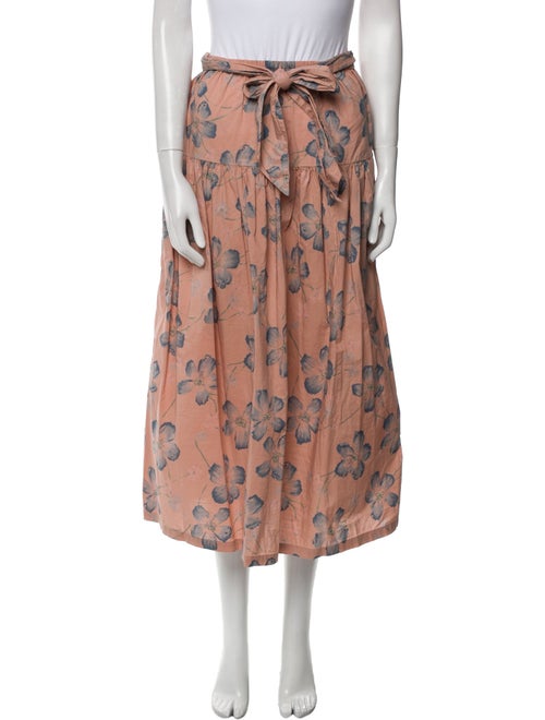 The Great Floral Print Midi Length Skirt