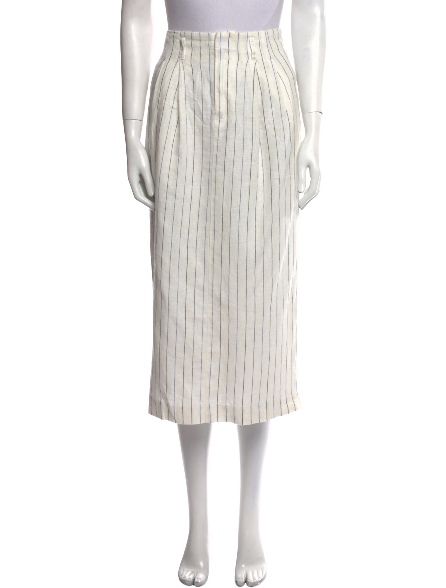 The Great Linen Midi Length Skirt