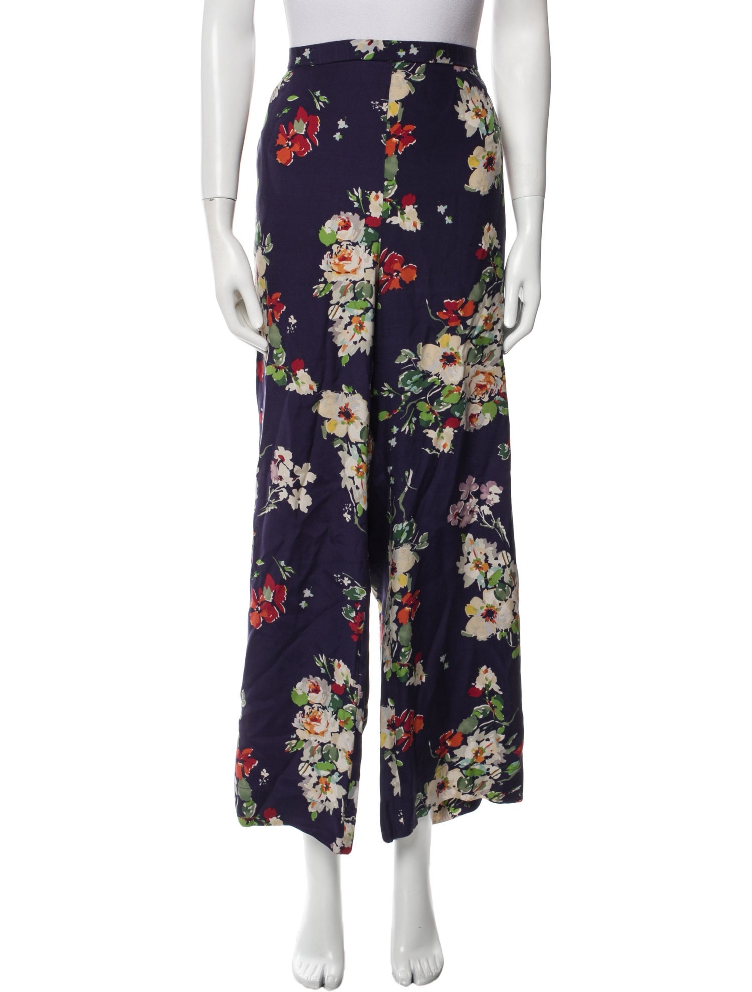 The Great Silk Wide Leg Pants