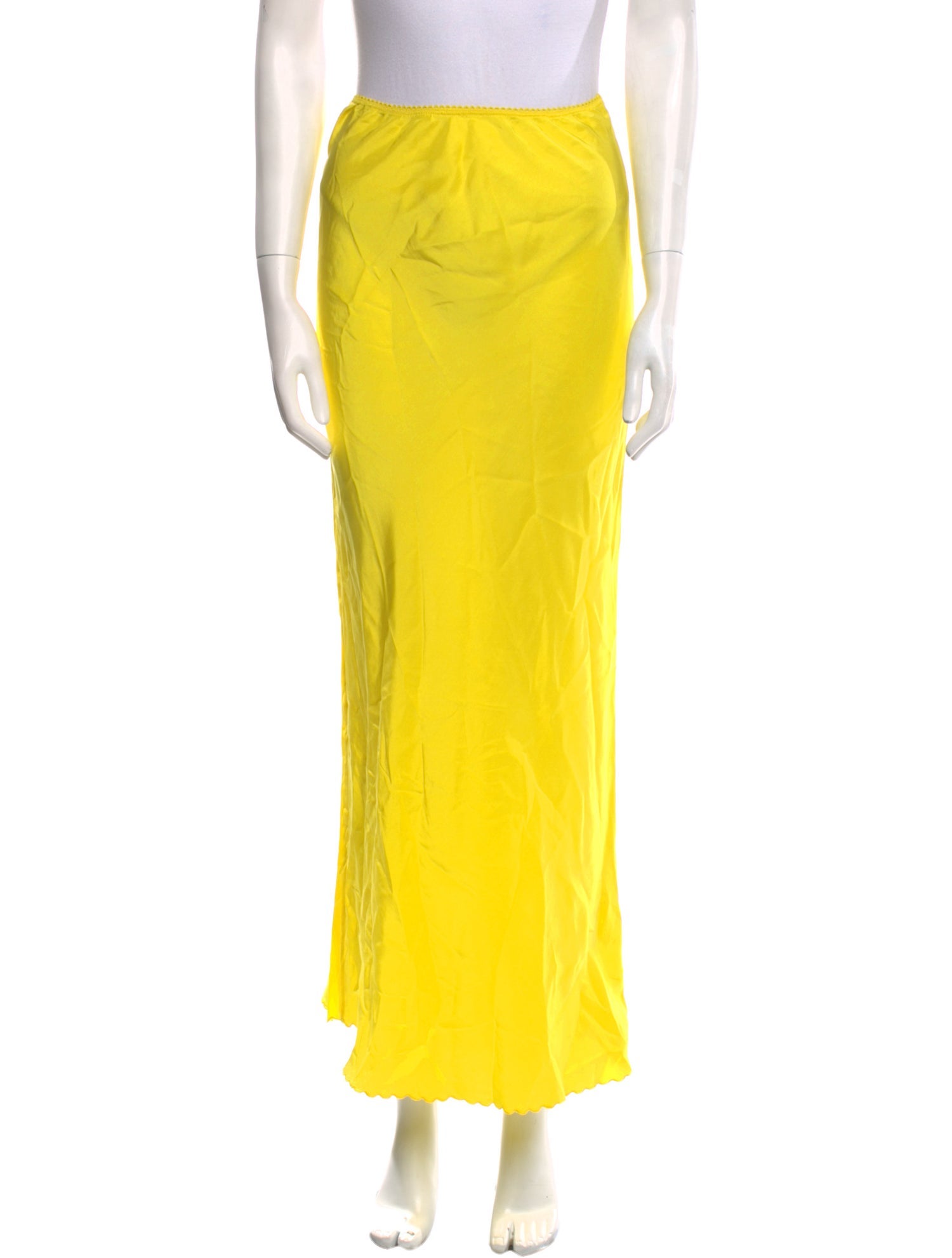 The Great Silk Midi Length Skirt