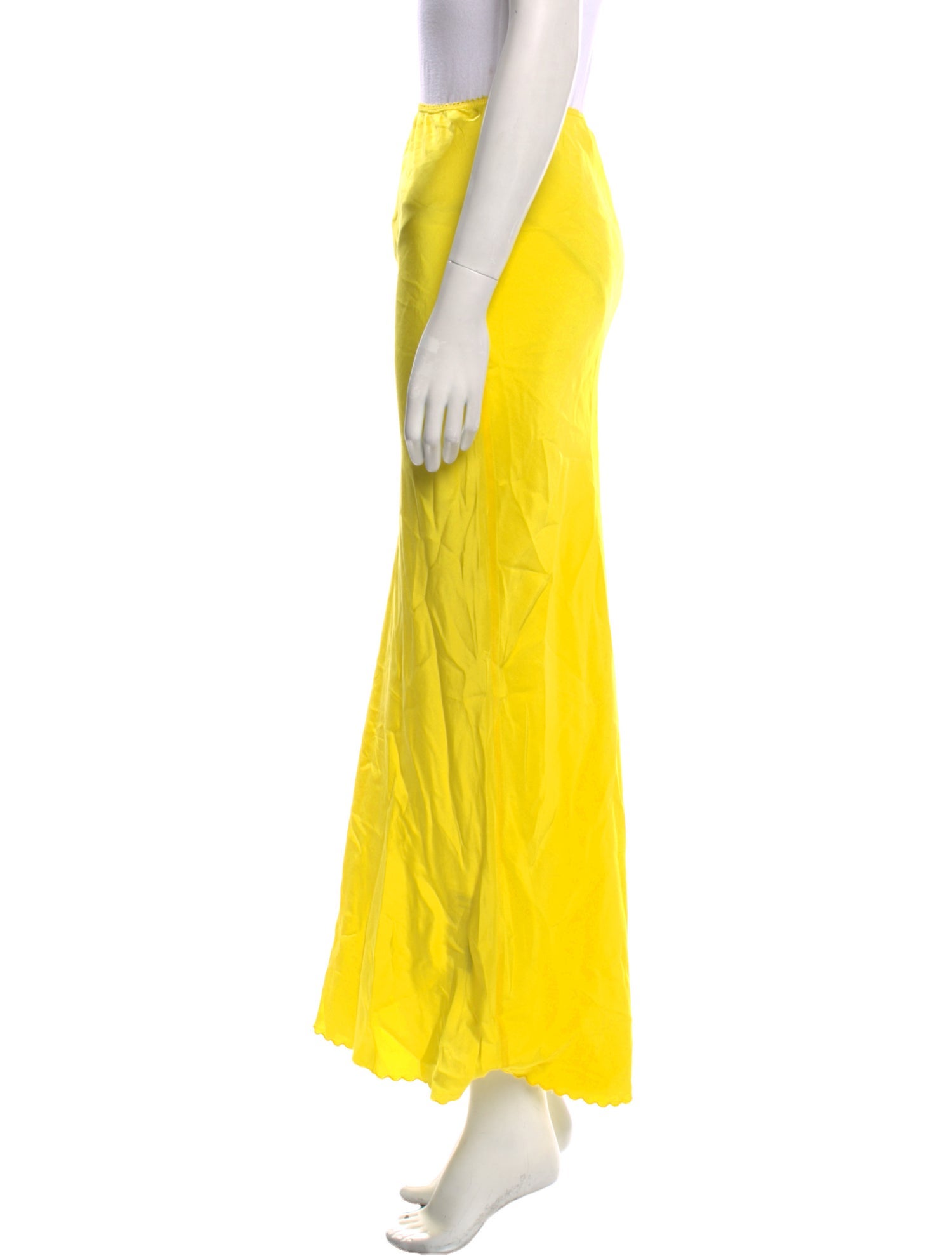 The Great Silk Midi Length Skirt