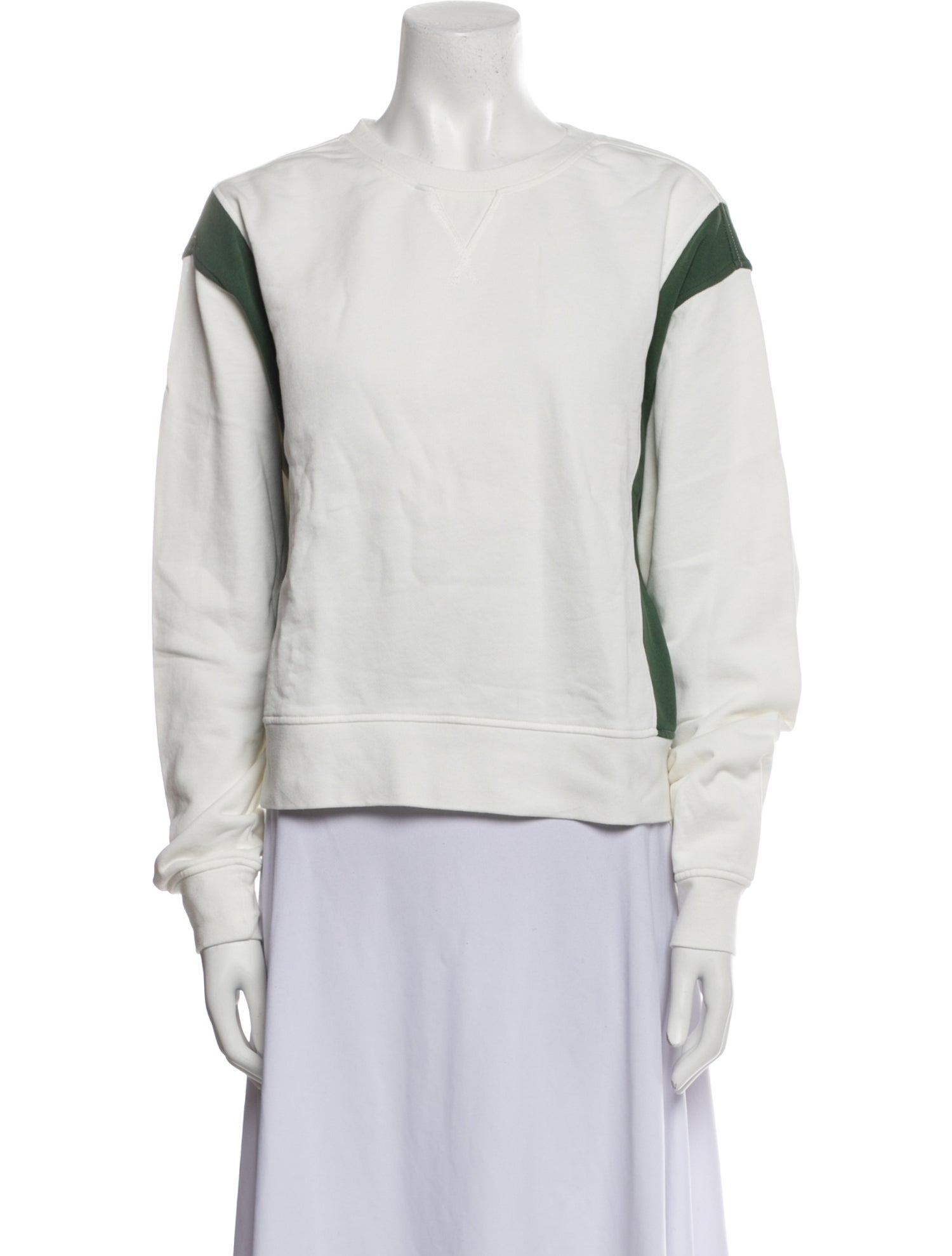 The Great V-Neck Long Sleeve Sweatshirt