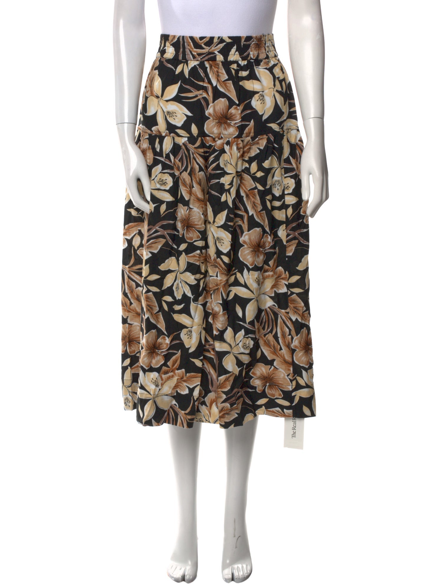 The Great Linen Midi Length Skirt