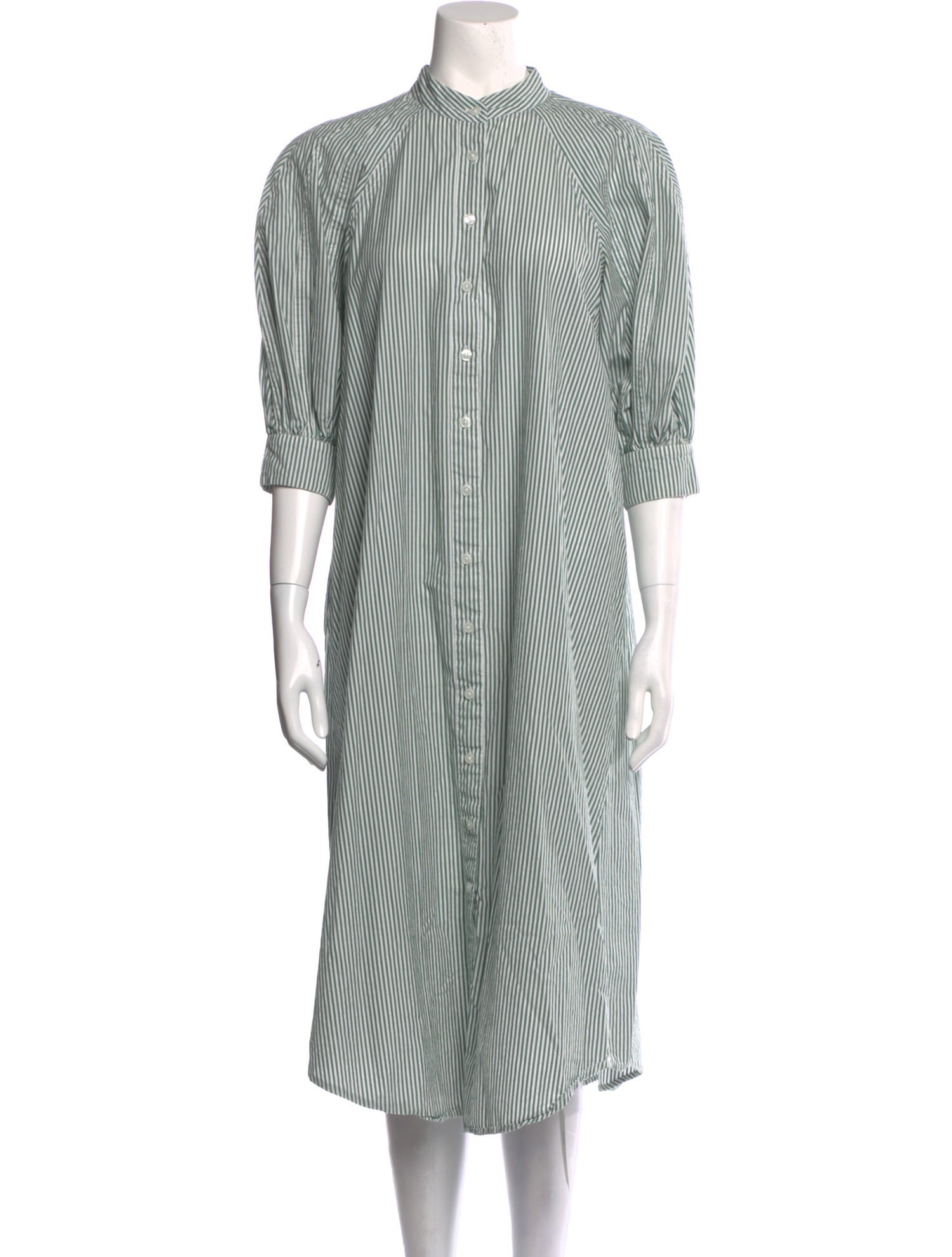 The Great Striped Midi Length Dress