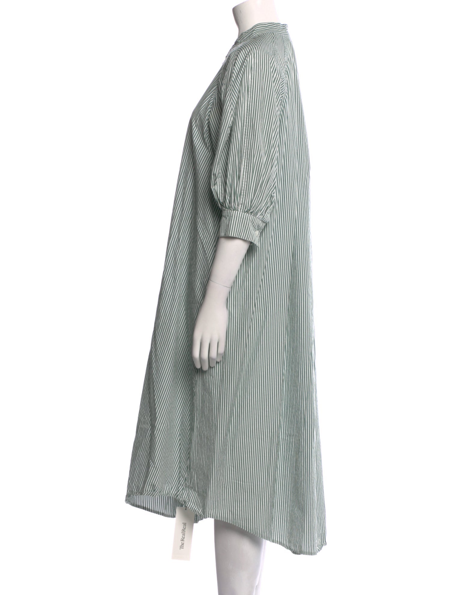 The Great Striped Midi Length Dress