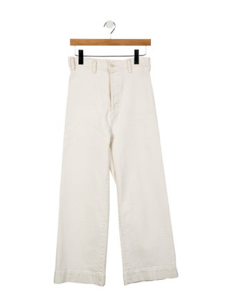 The Great Mid-Rise Wide Leg Jeans