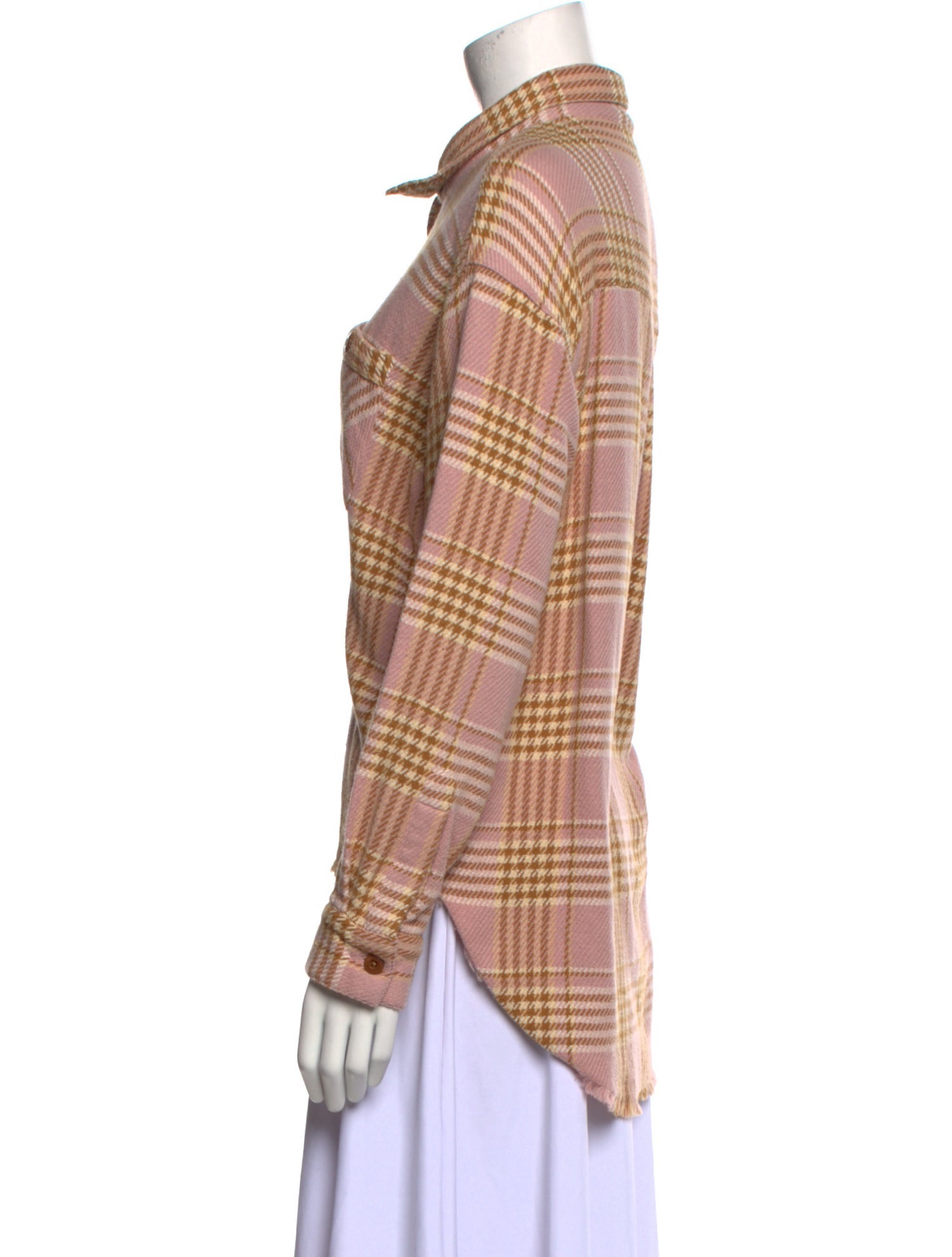 The Great Plaid Print Mock Neck Sweatshirt