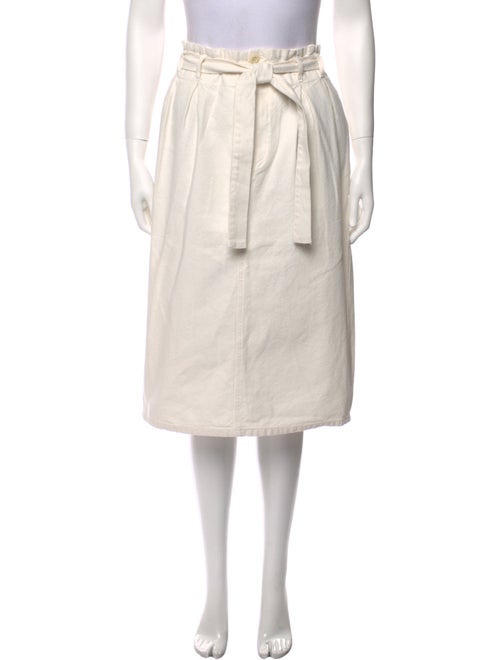 The Great Pleated Accents Knee-Length Skirt