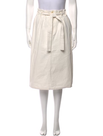 The Great Skirts Pleated Accents Knee-Length Skirt M