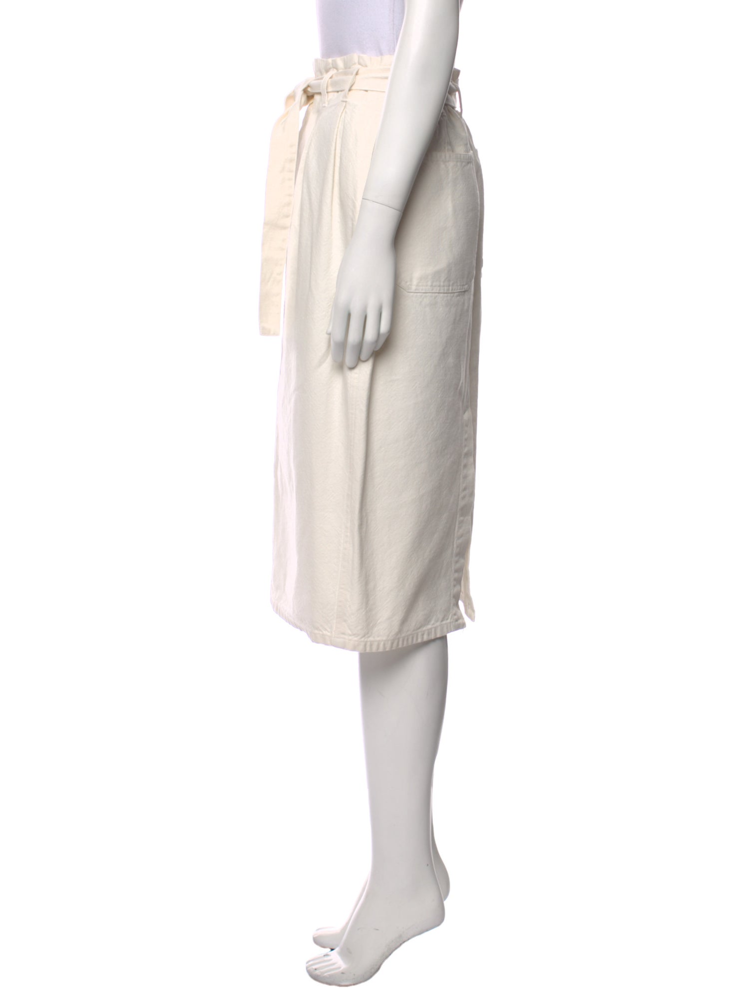 The Great Pleated Accents Knee-Length Skirt