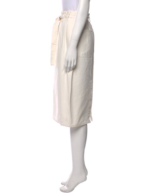 The Great Pleated Accents Knee-Length Skirt