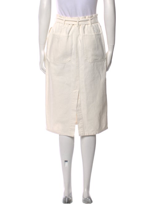 The Great Pleated Accents Knee-Length Skirt