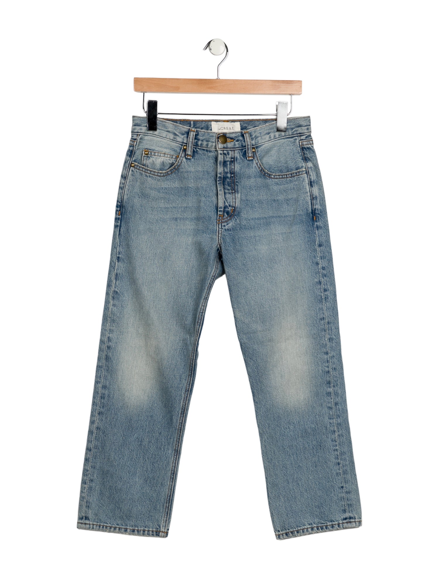 The Great Mid-Rise Straight Leg Jeans