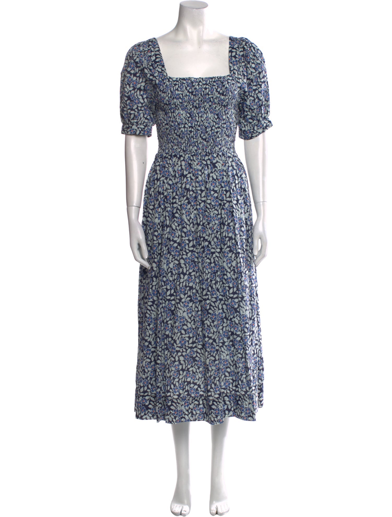 The Great Floral Print Midi Length Dress w/ Tags