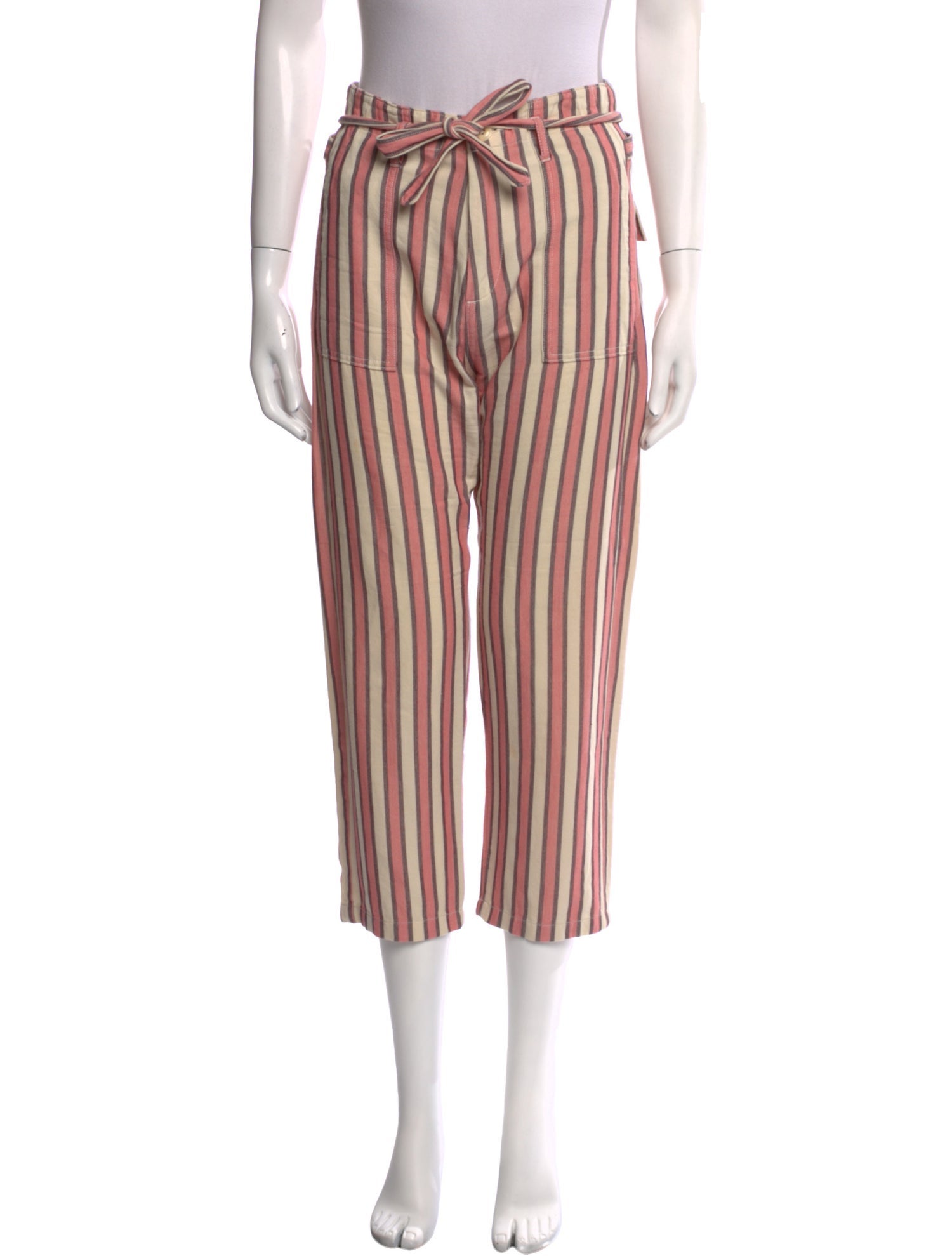 The Great Striped Straight Leg Pants