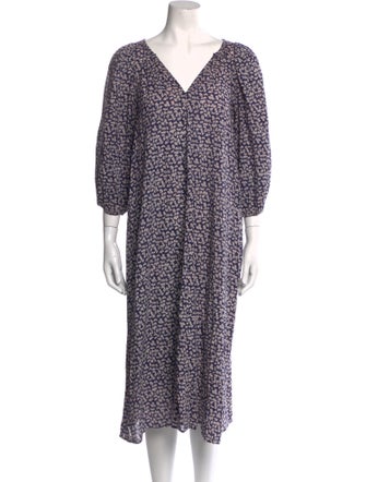 The Great Printed Midi Length Dress