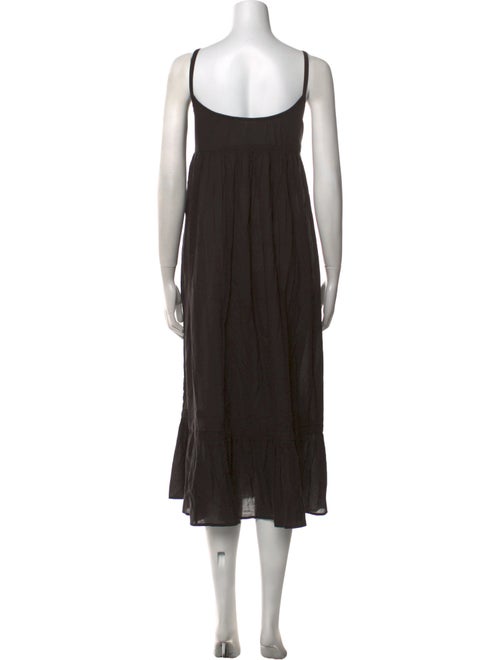 The Great Scoop Neck Midi Length Dress