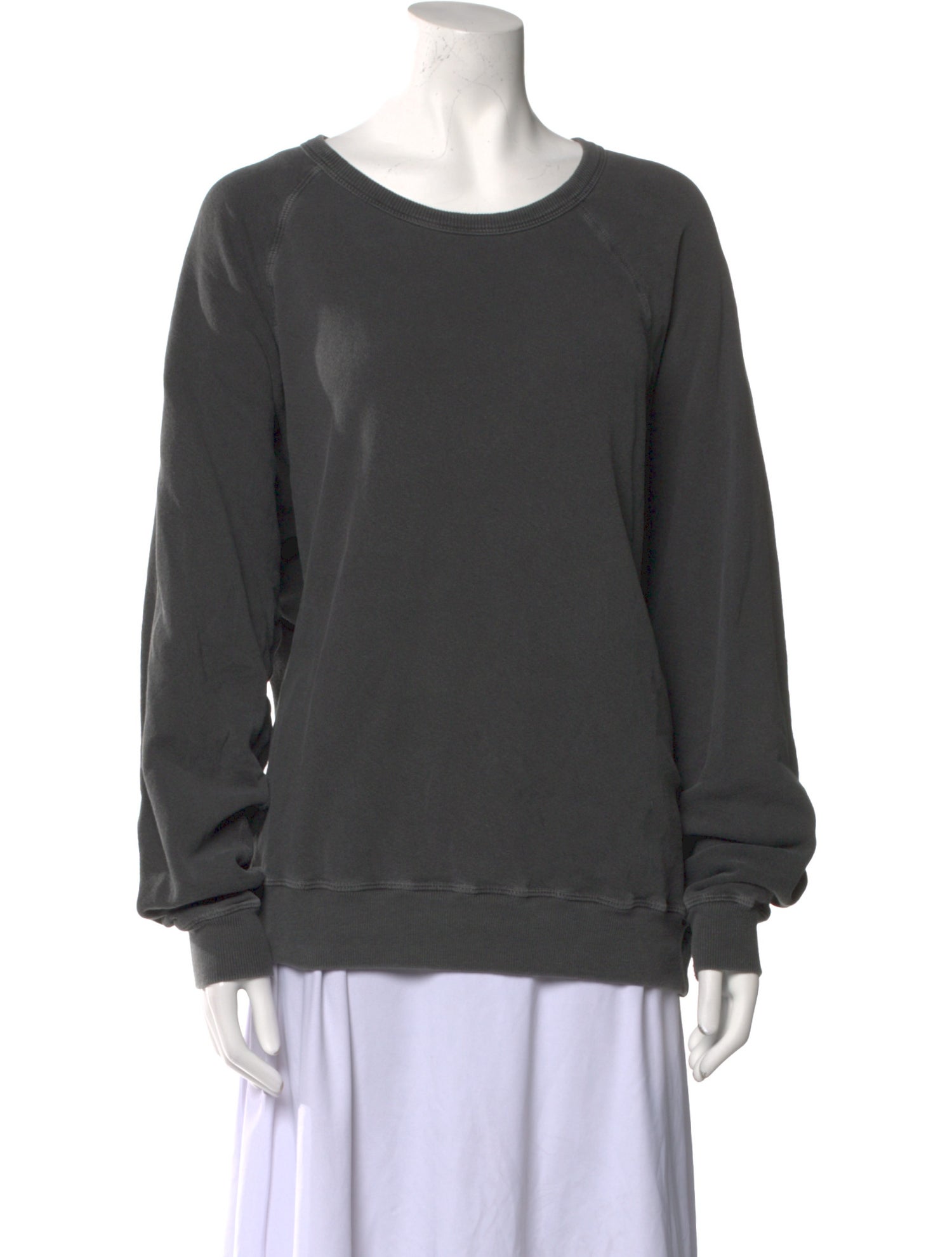 The Great Scoop Neck Long Sleeve Sweatshirt