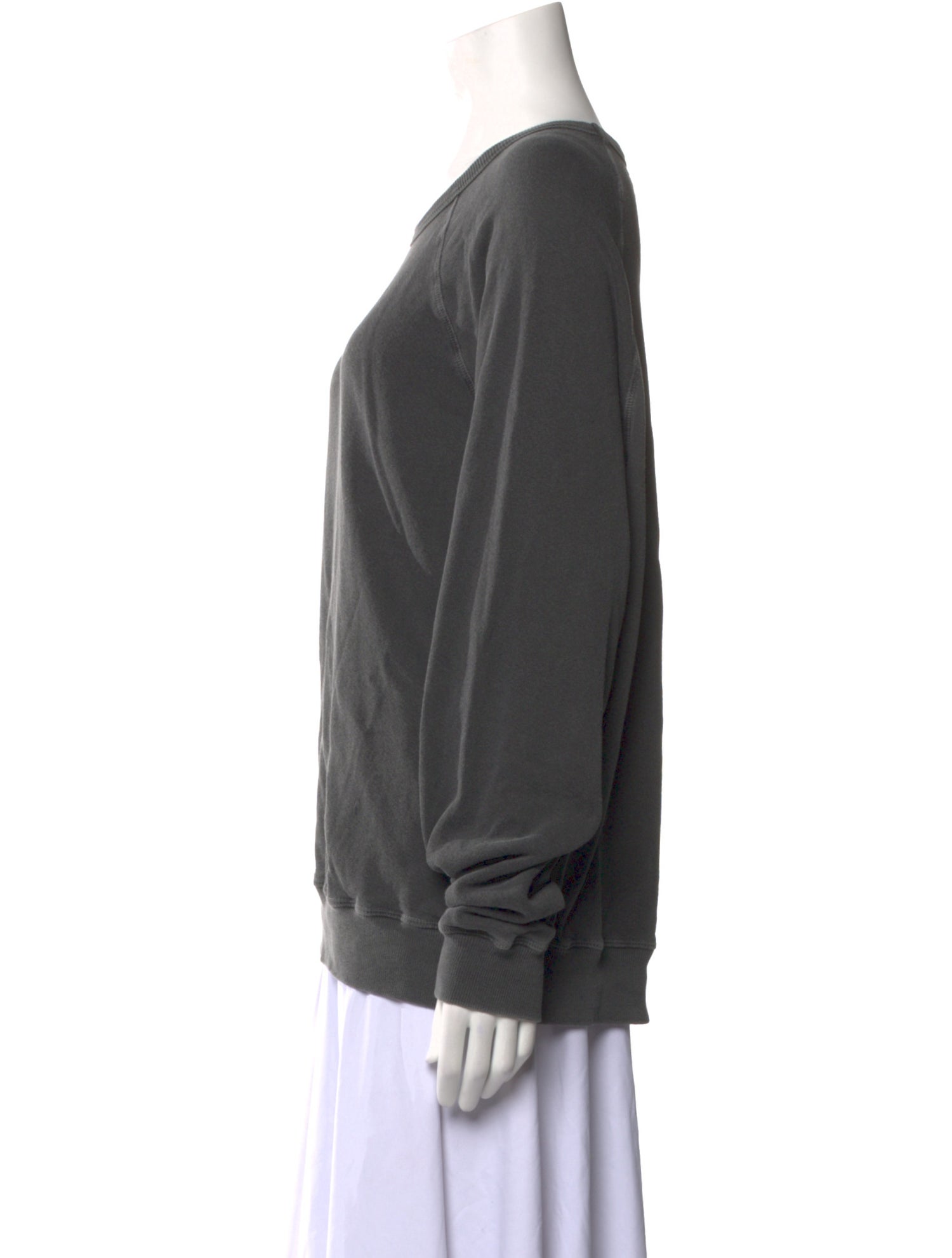 The Great Scoop Neck Long Sleeve Sweatshirt