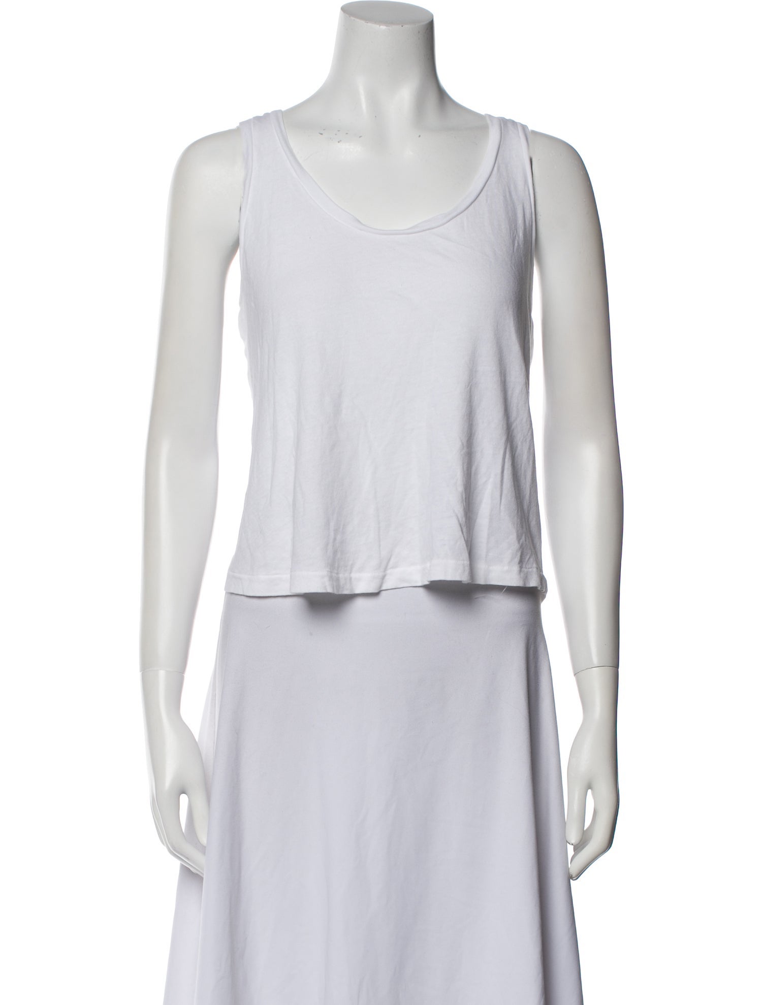 The Great Scoop Neck Sleeveless Top