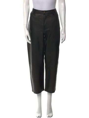 The Great Pants Leather Wide Leg M