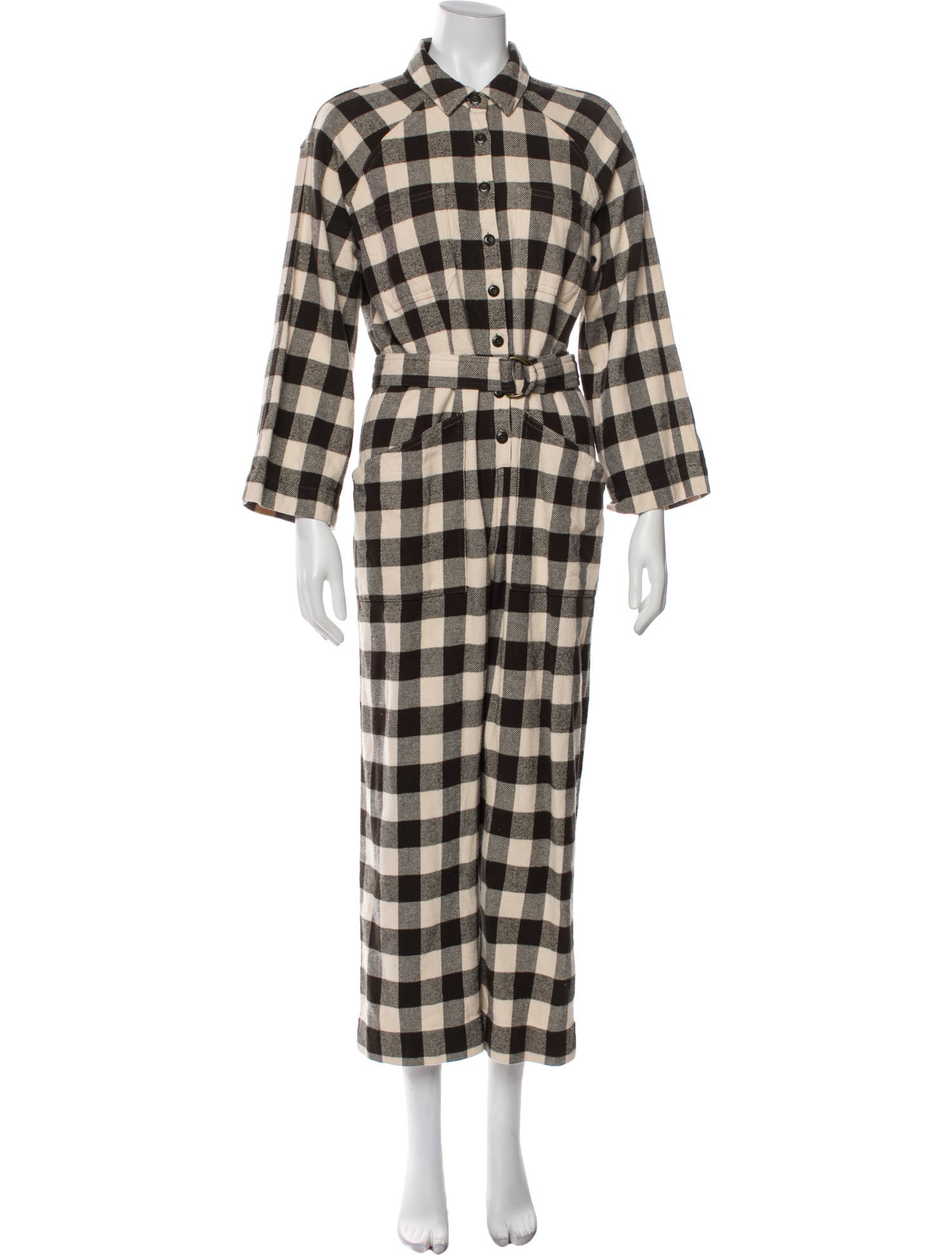 The Great Plaid Print Jumpsuit