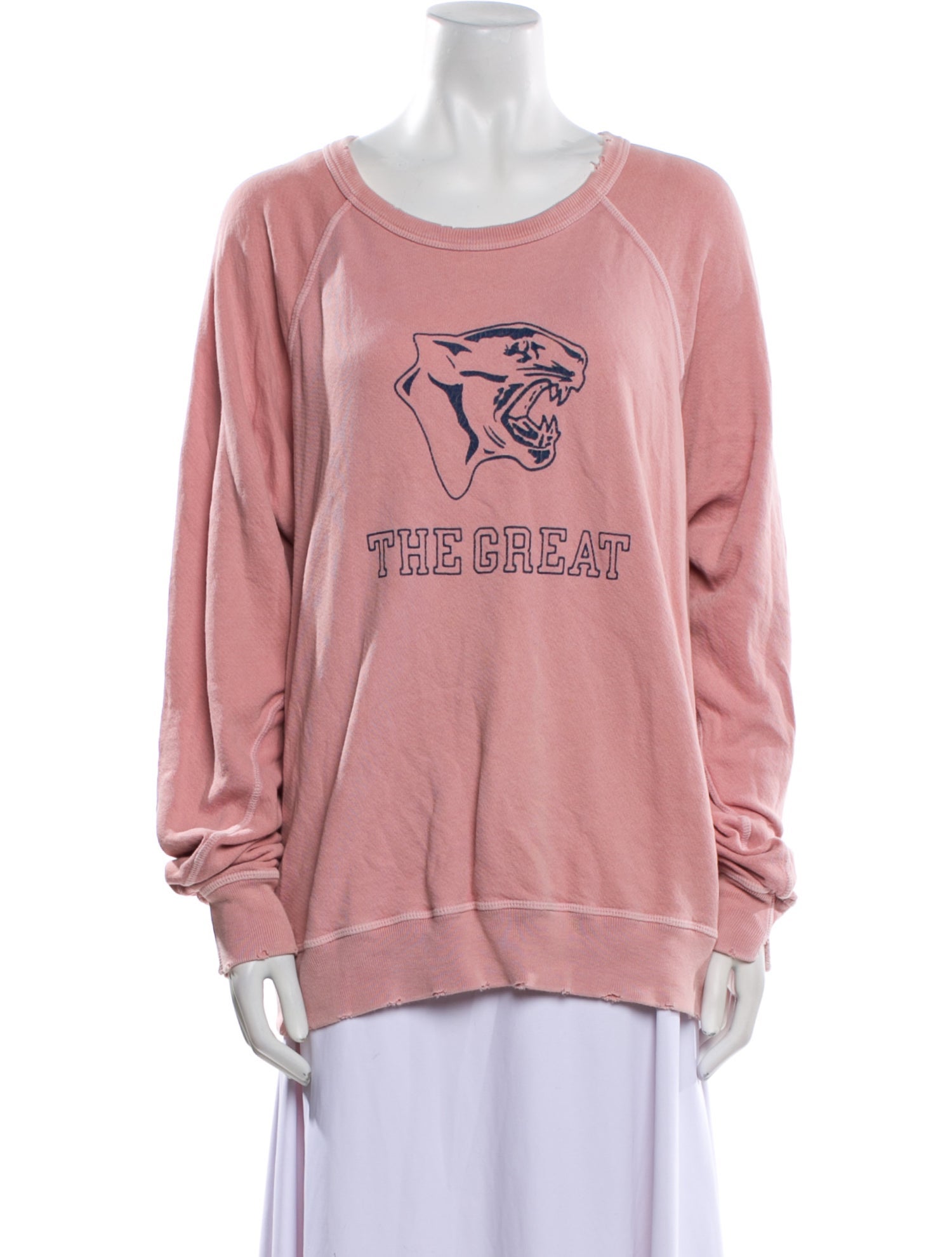 The Great Graphic Print Scoop Neck Sweater