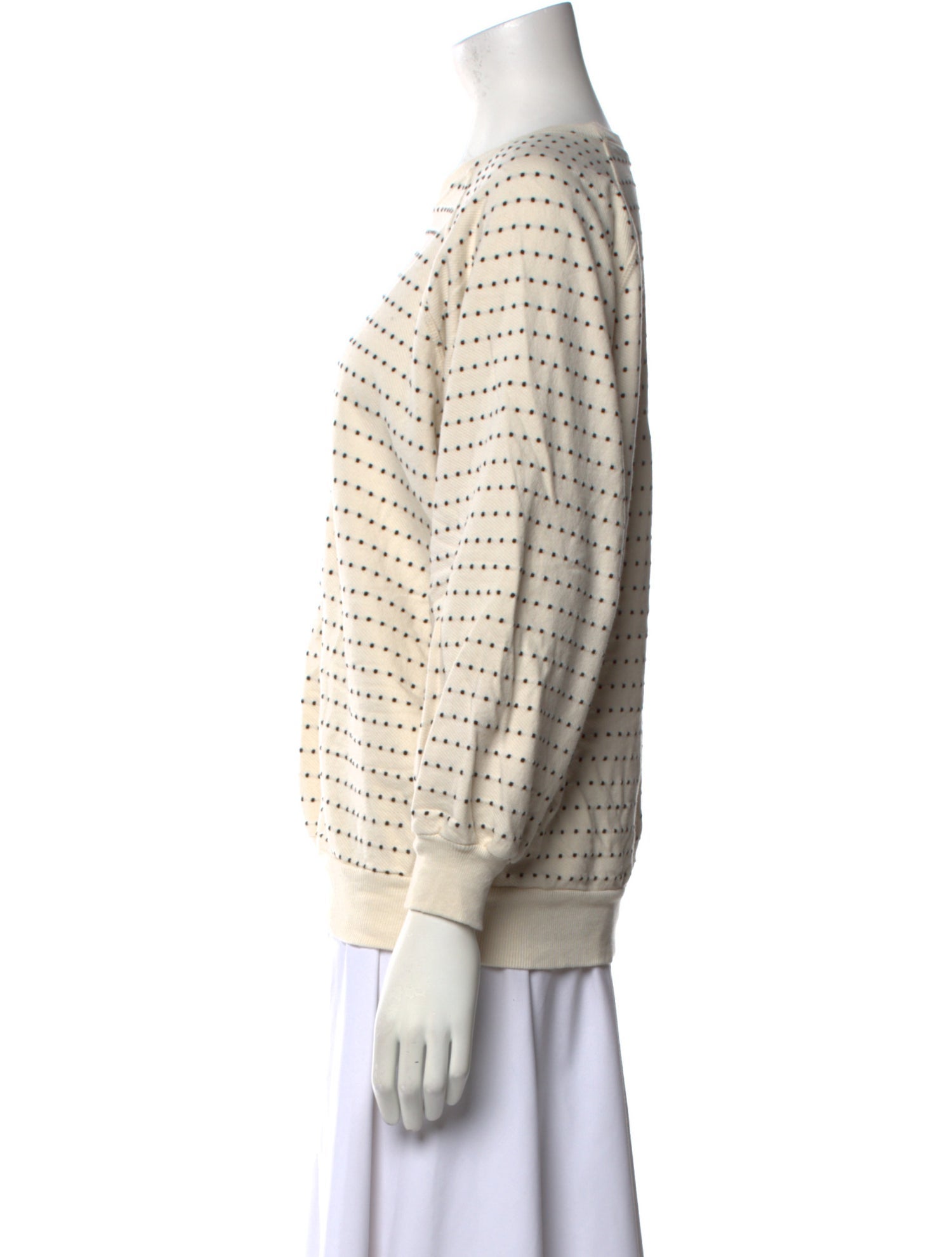 The Great Polka Dot Print Scoop Neck Sweatshirt