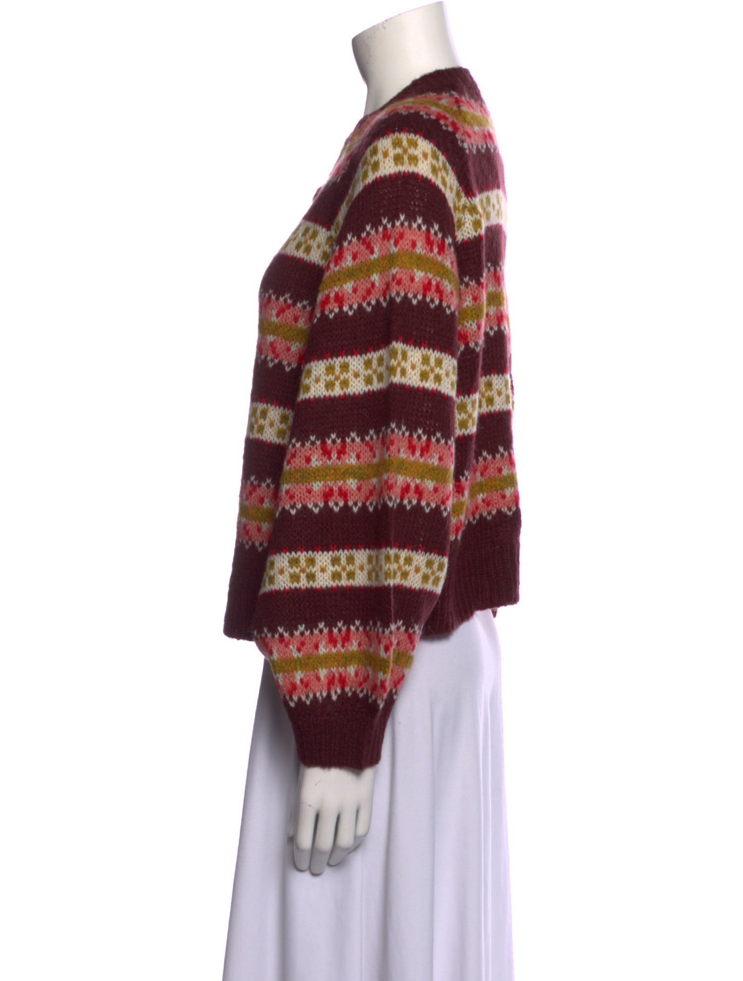 The Great Striped Scoop Neck Sweater