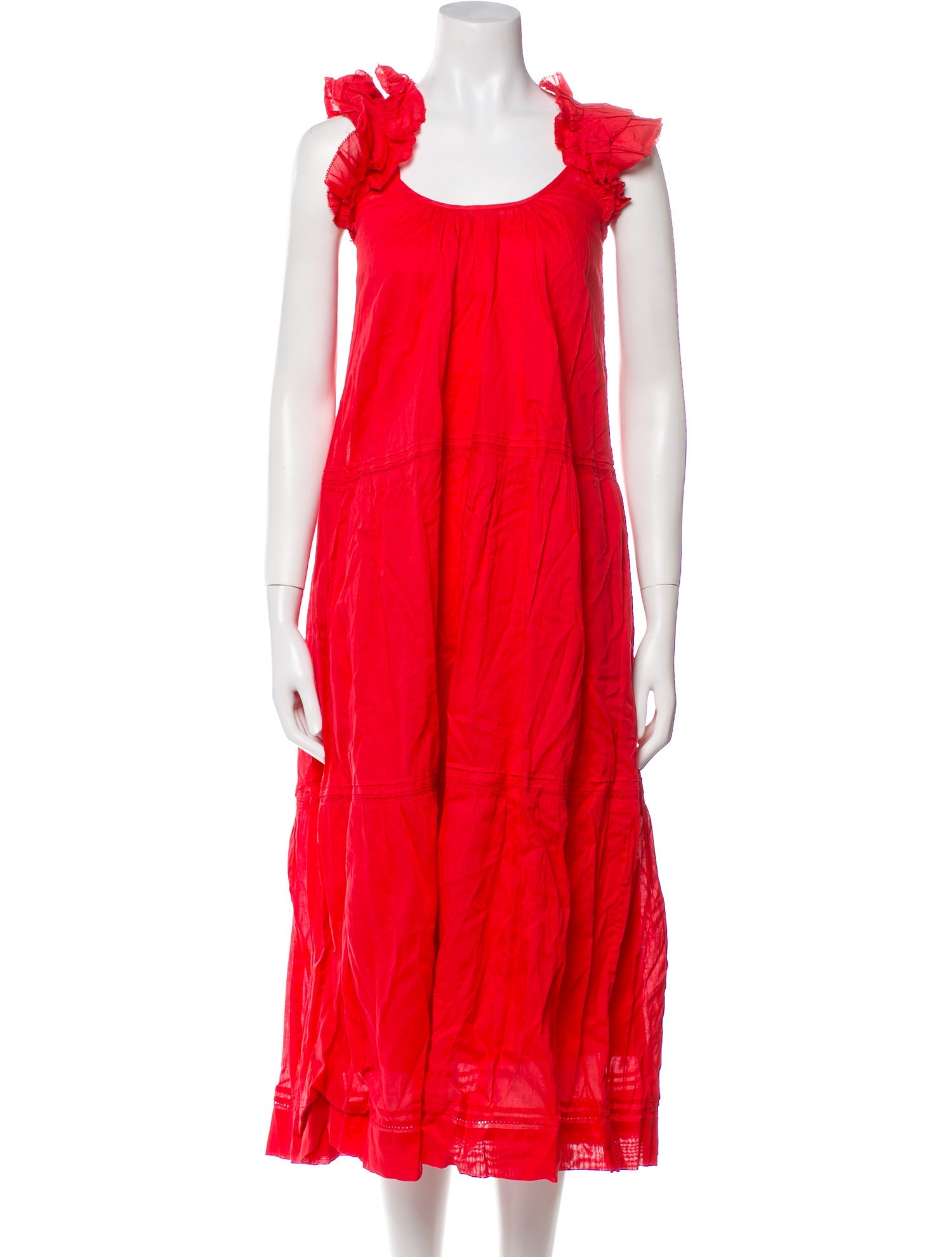 The Great Square Neckline Long Dress w/ Tags