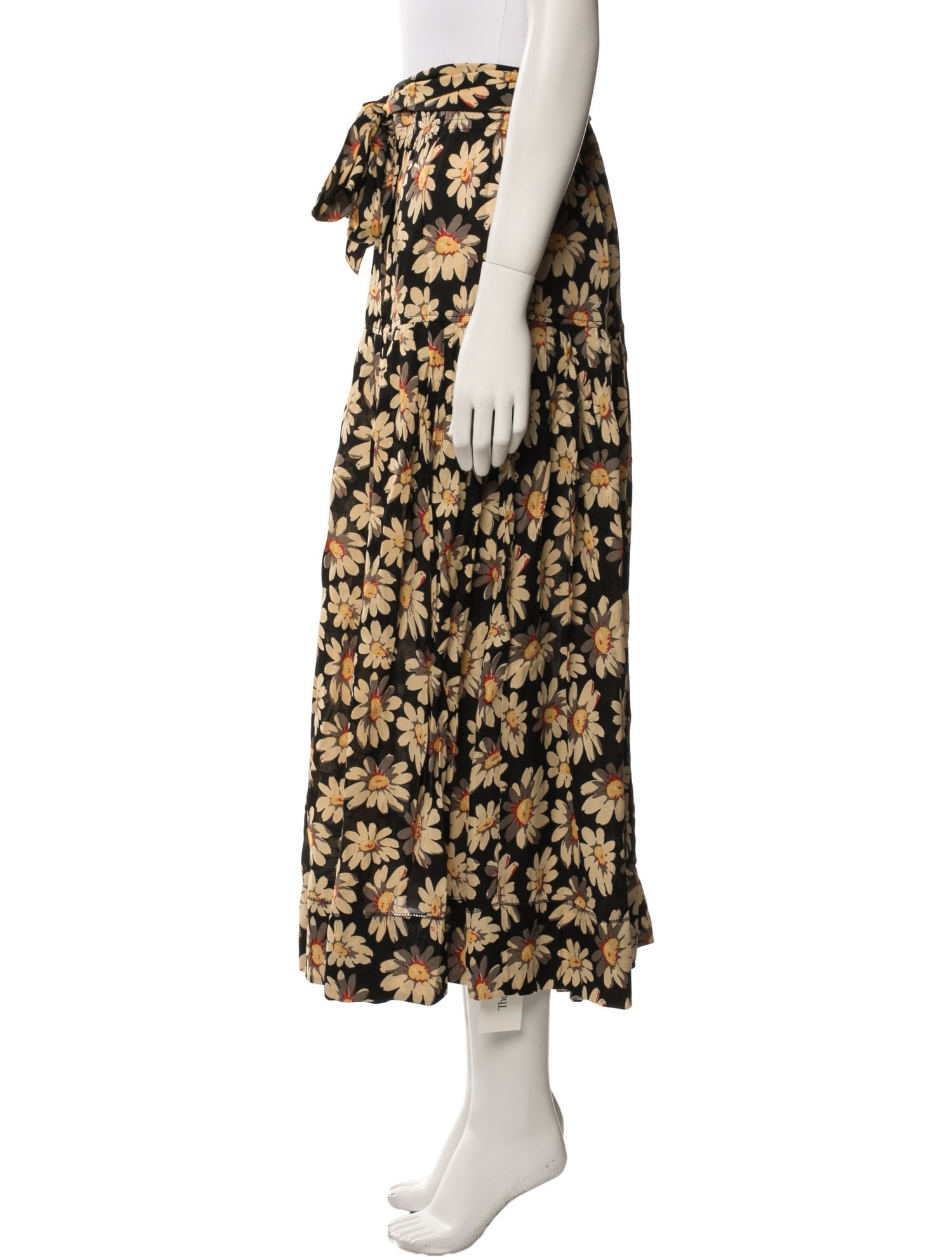 The Great Floral Print Midi Length Skirt