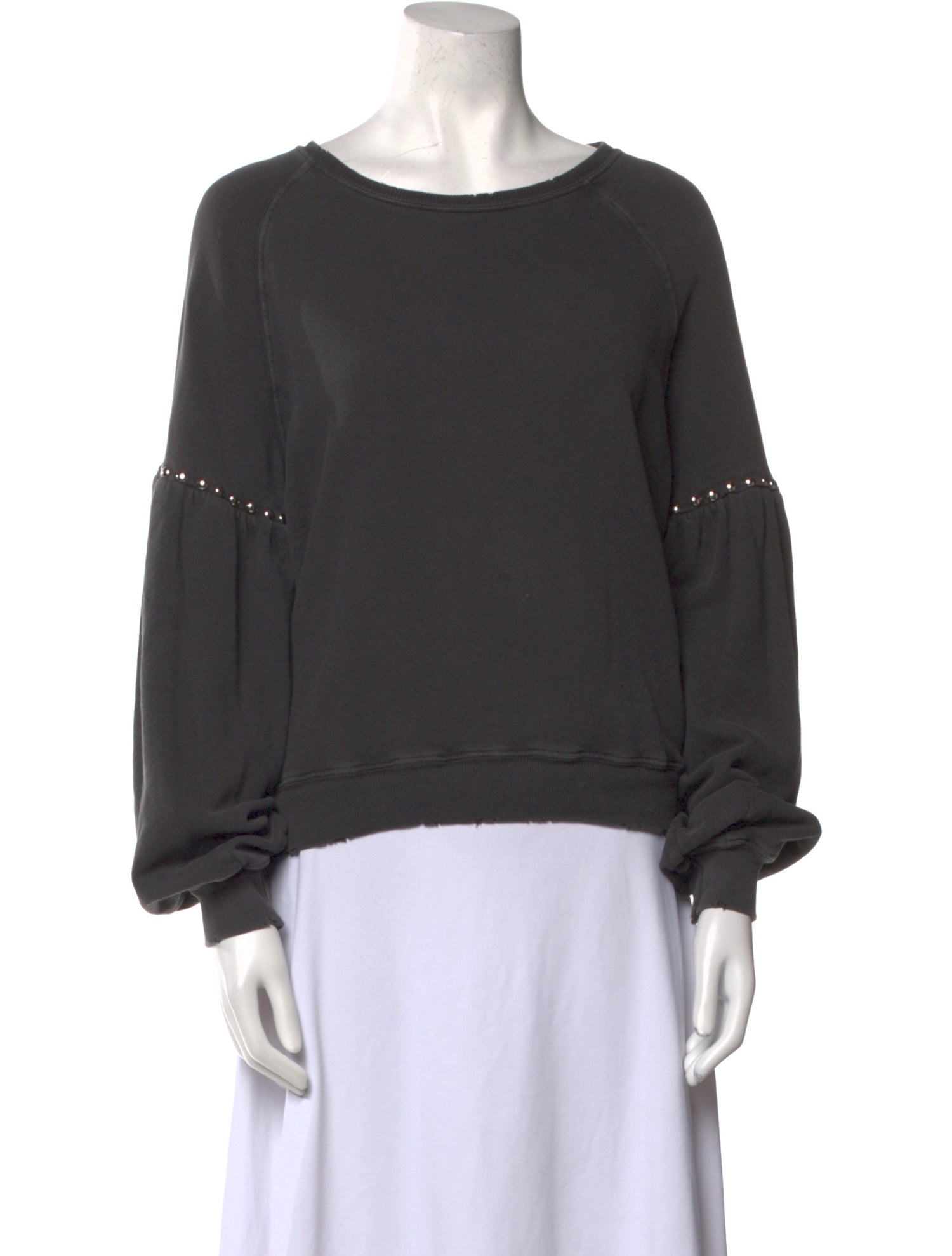 The Great Scoop Neck Long Sleeve Sweatshirt