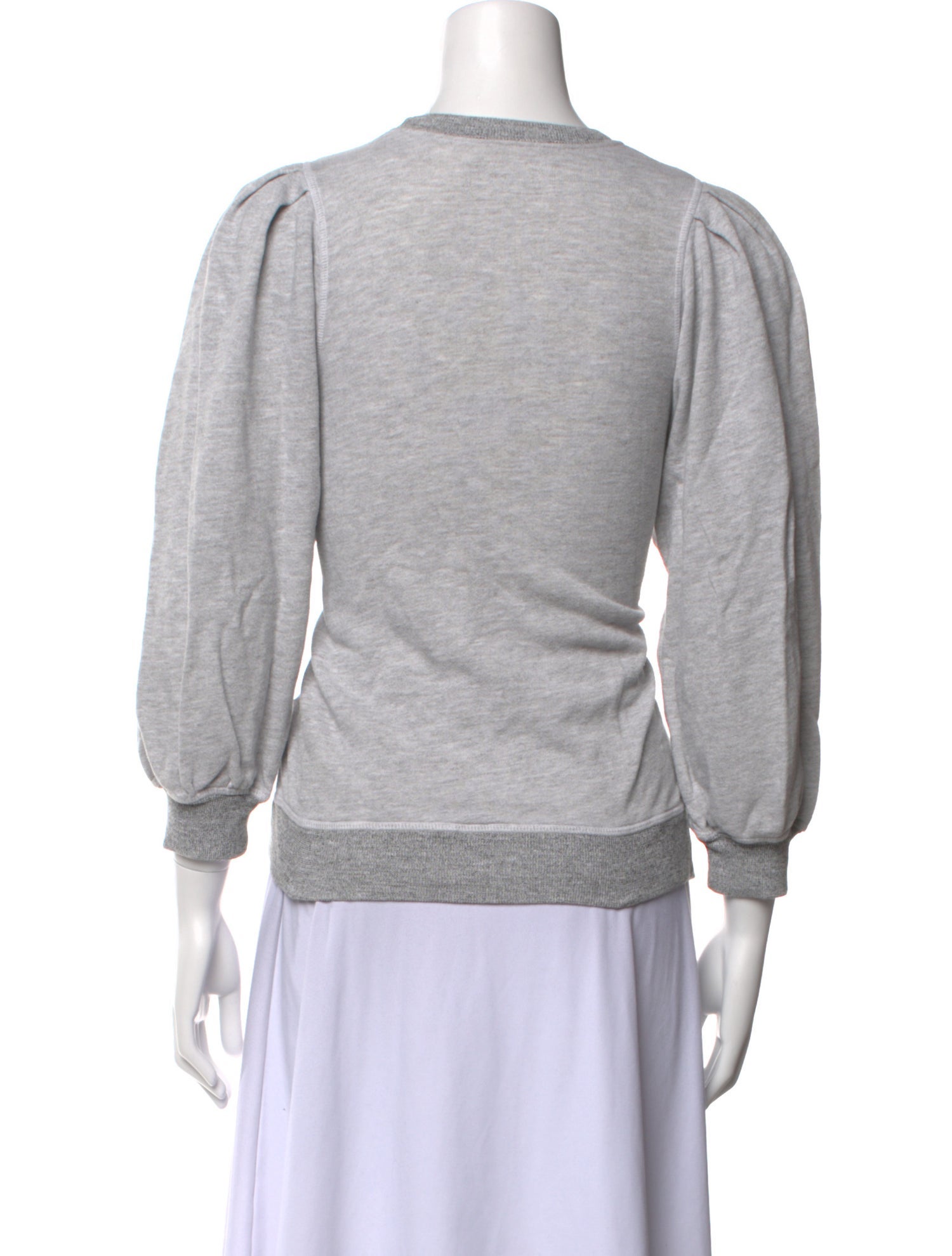 The Great Crew Neck Three-Quarter Sleeve Sweatshirt