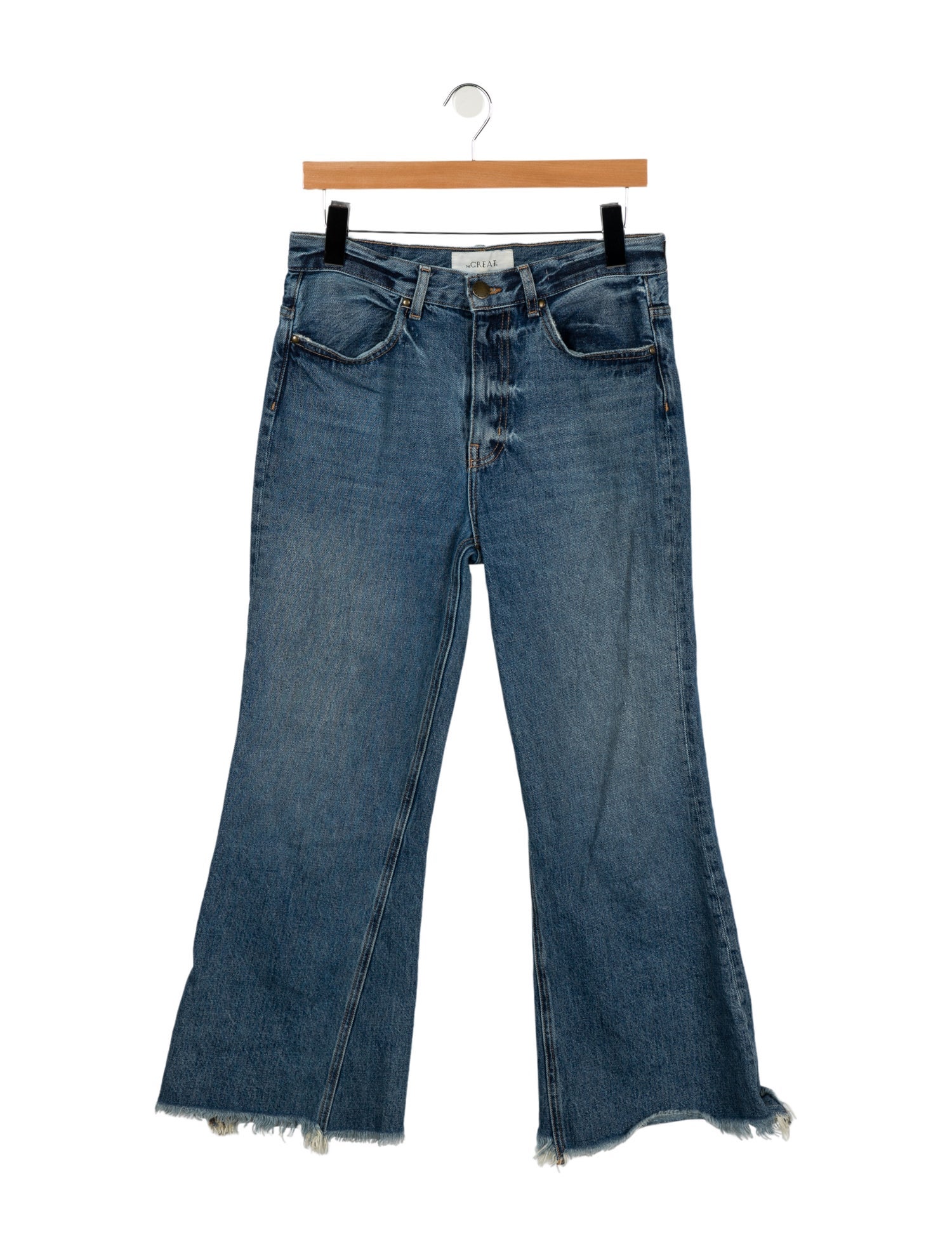 The Great Mid-Rise Wide Leg Jeans