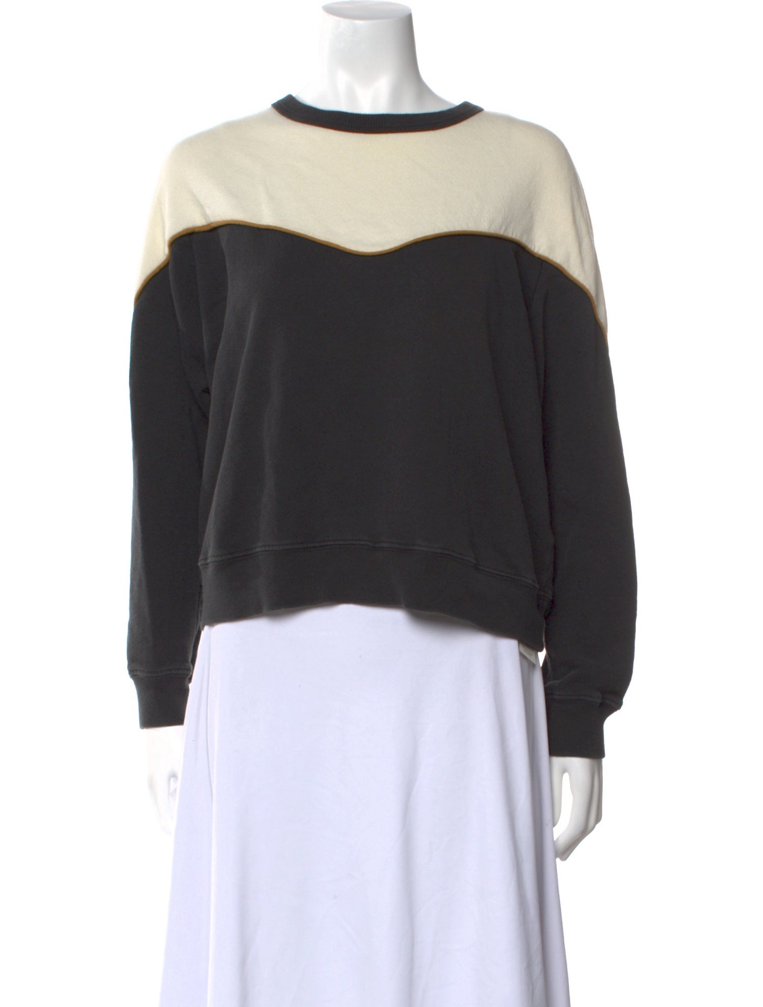 The Great Bateau Neckline Long Sleeve Sweatshirt