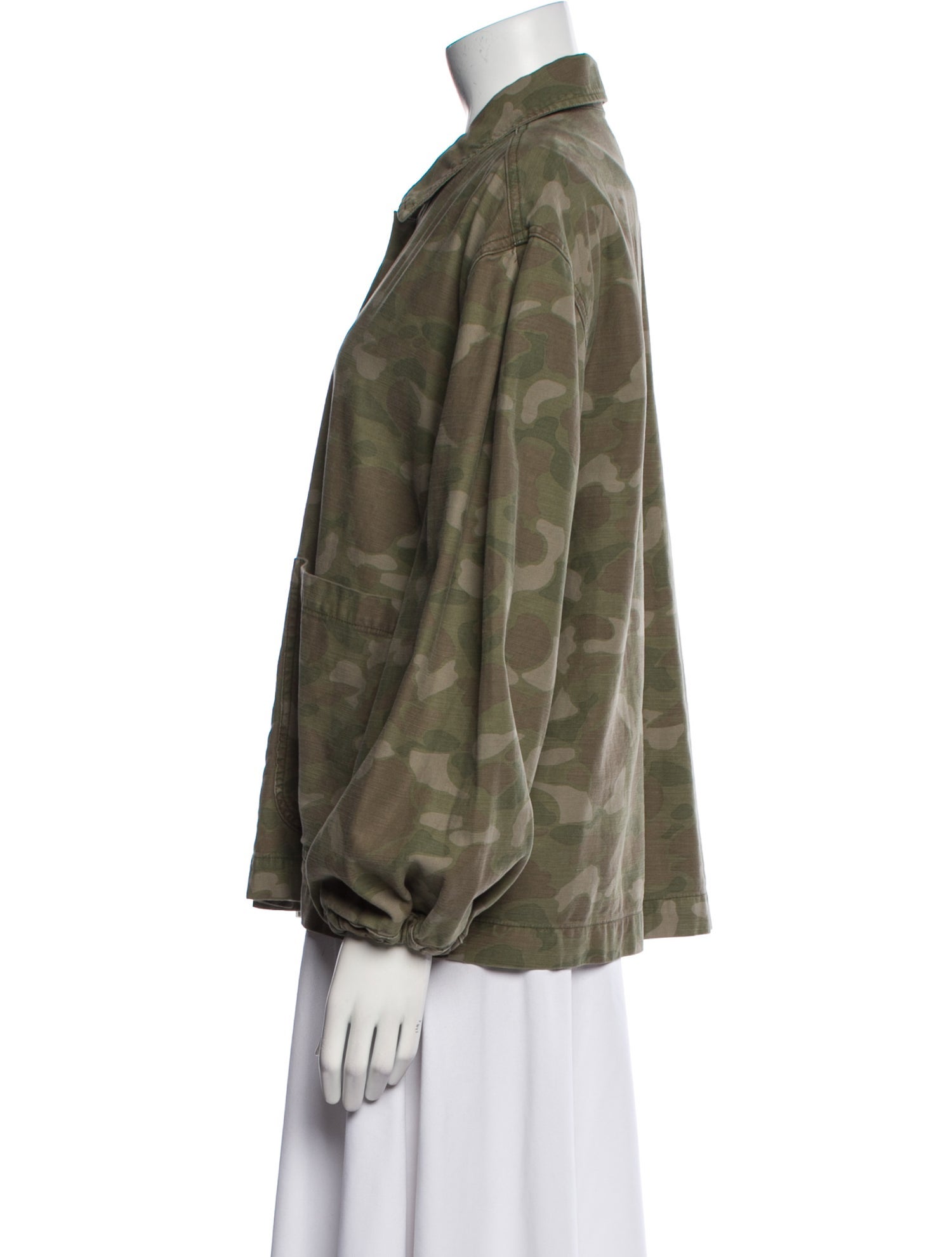 The Great Camouflage Print Utility Jacket