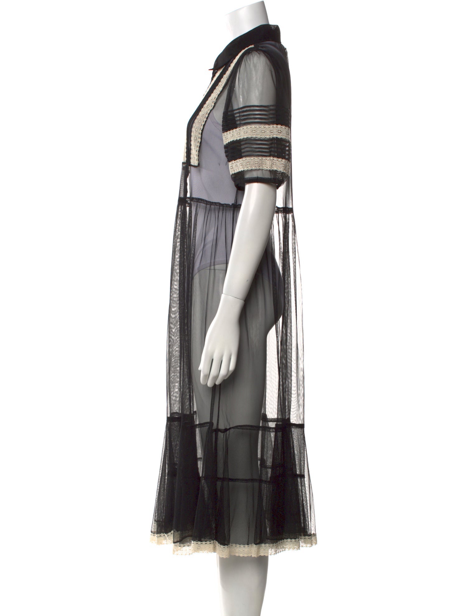 The Great Striped Midi Length Dress
