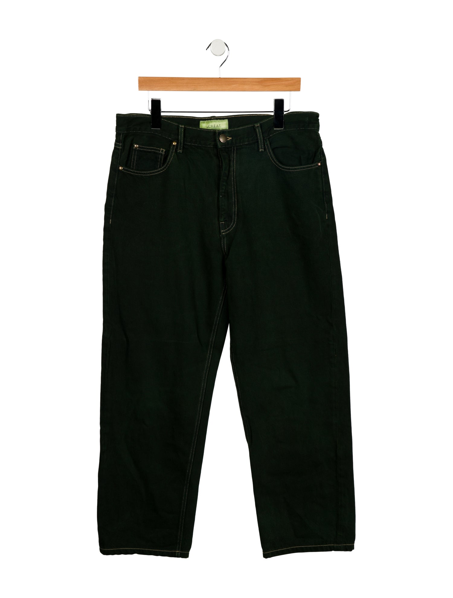 The Great High-Rise Straight Leg Jeans