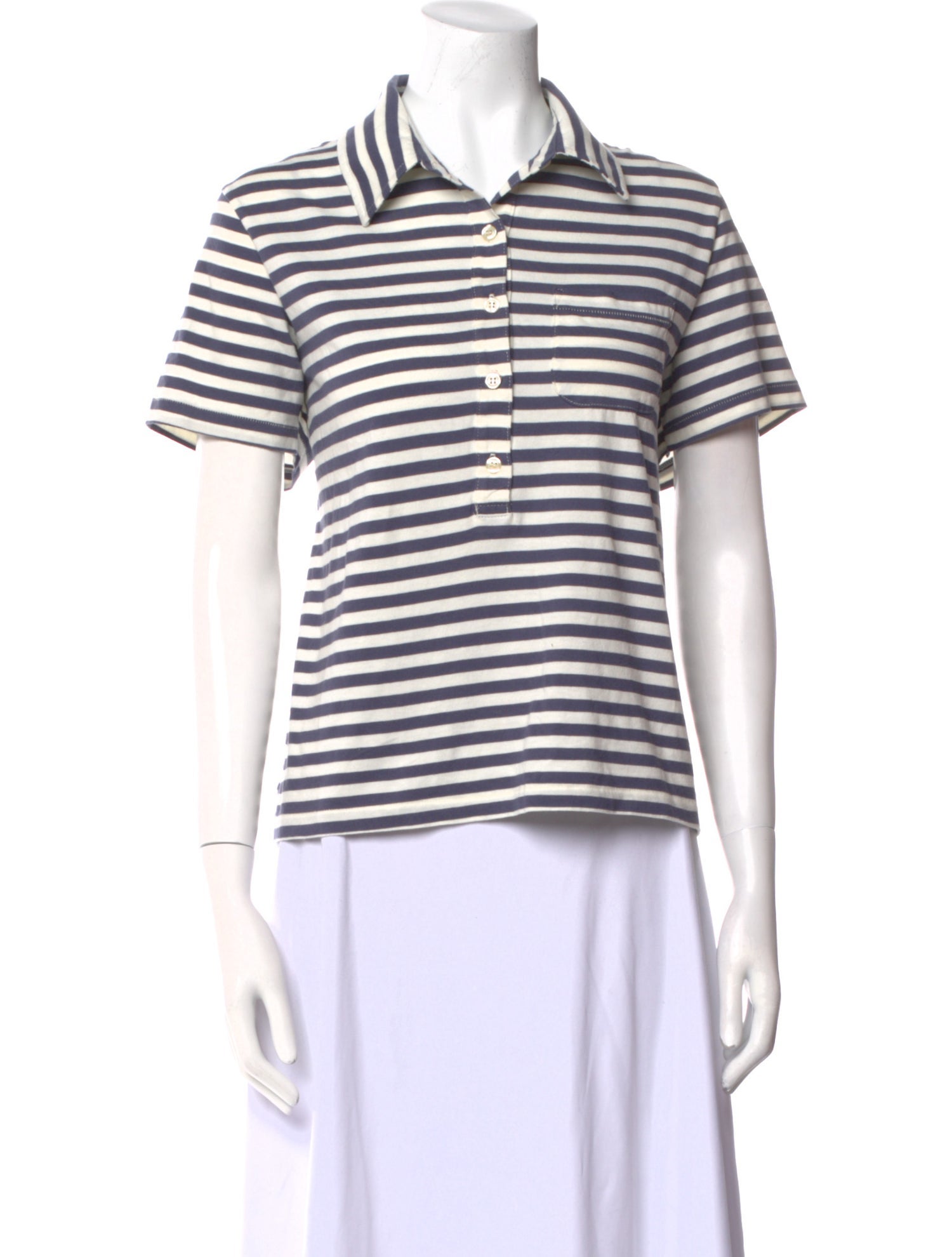 The Great Striped Short Sleeve Polo