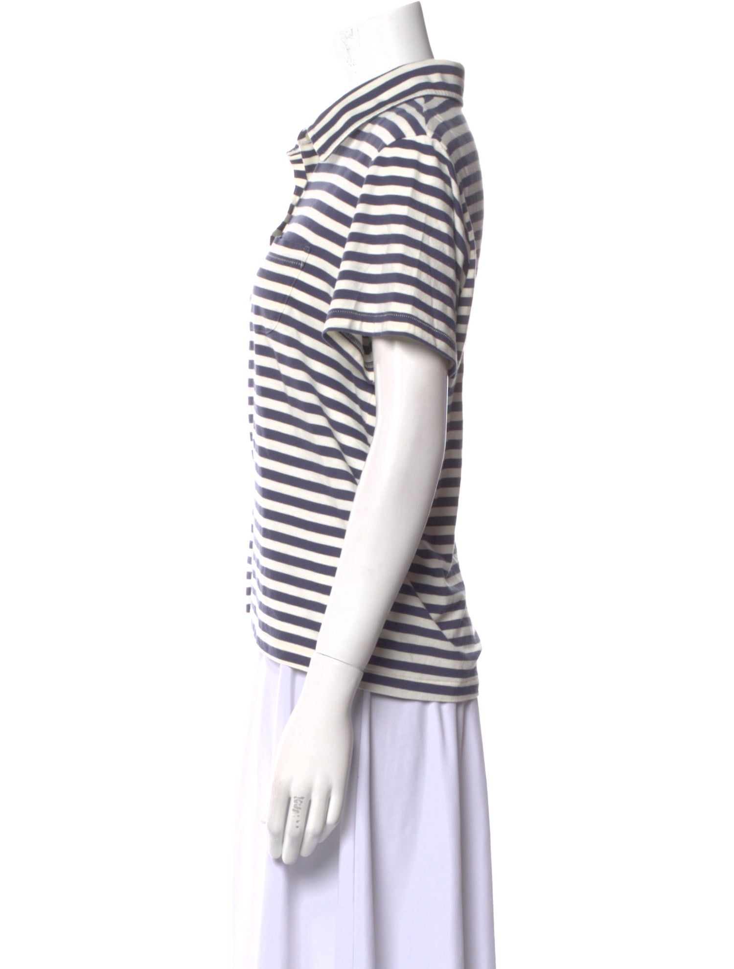 The Great Striped Short Sleeve Polo