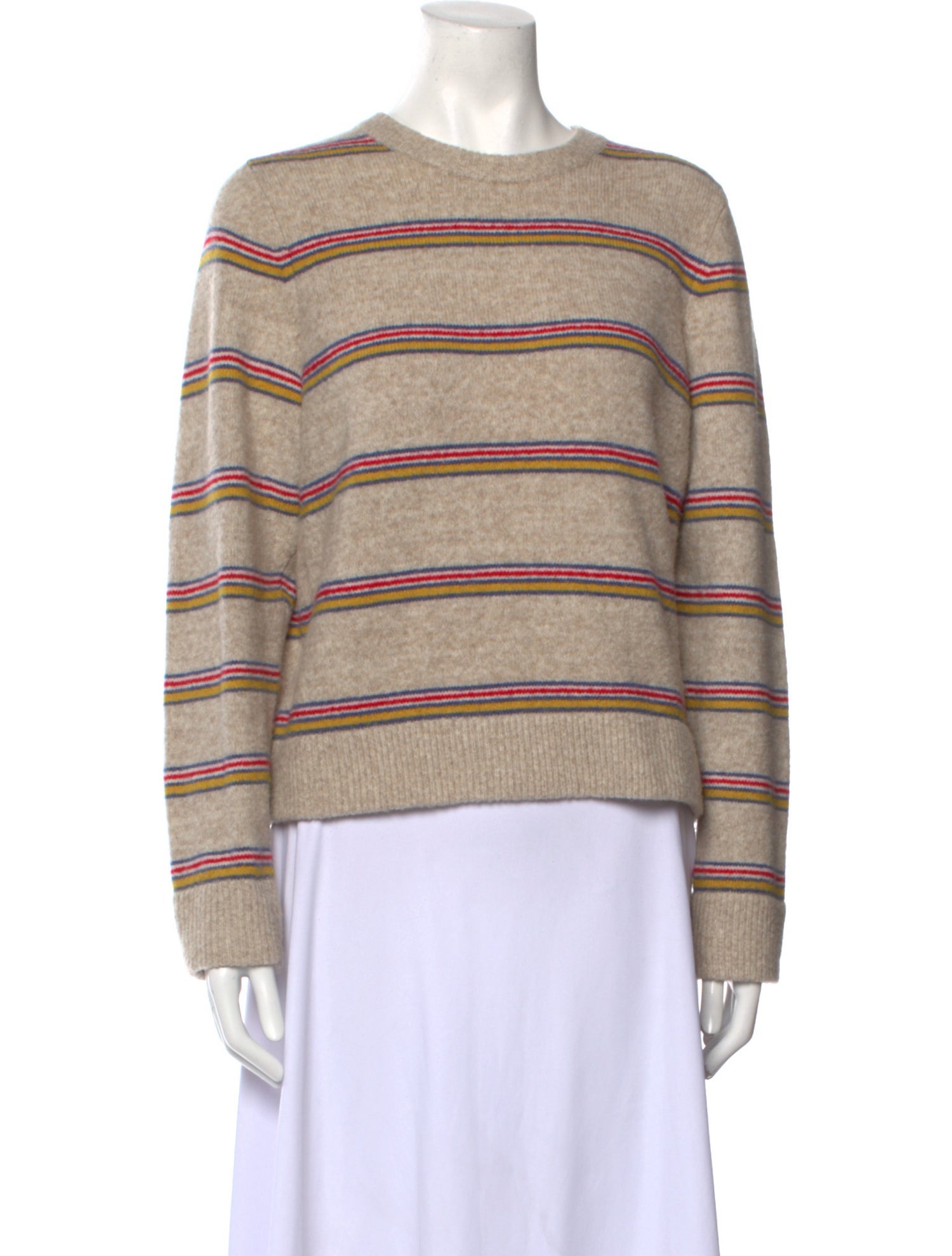 The Great Striped Crew Neck Sweater