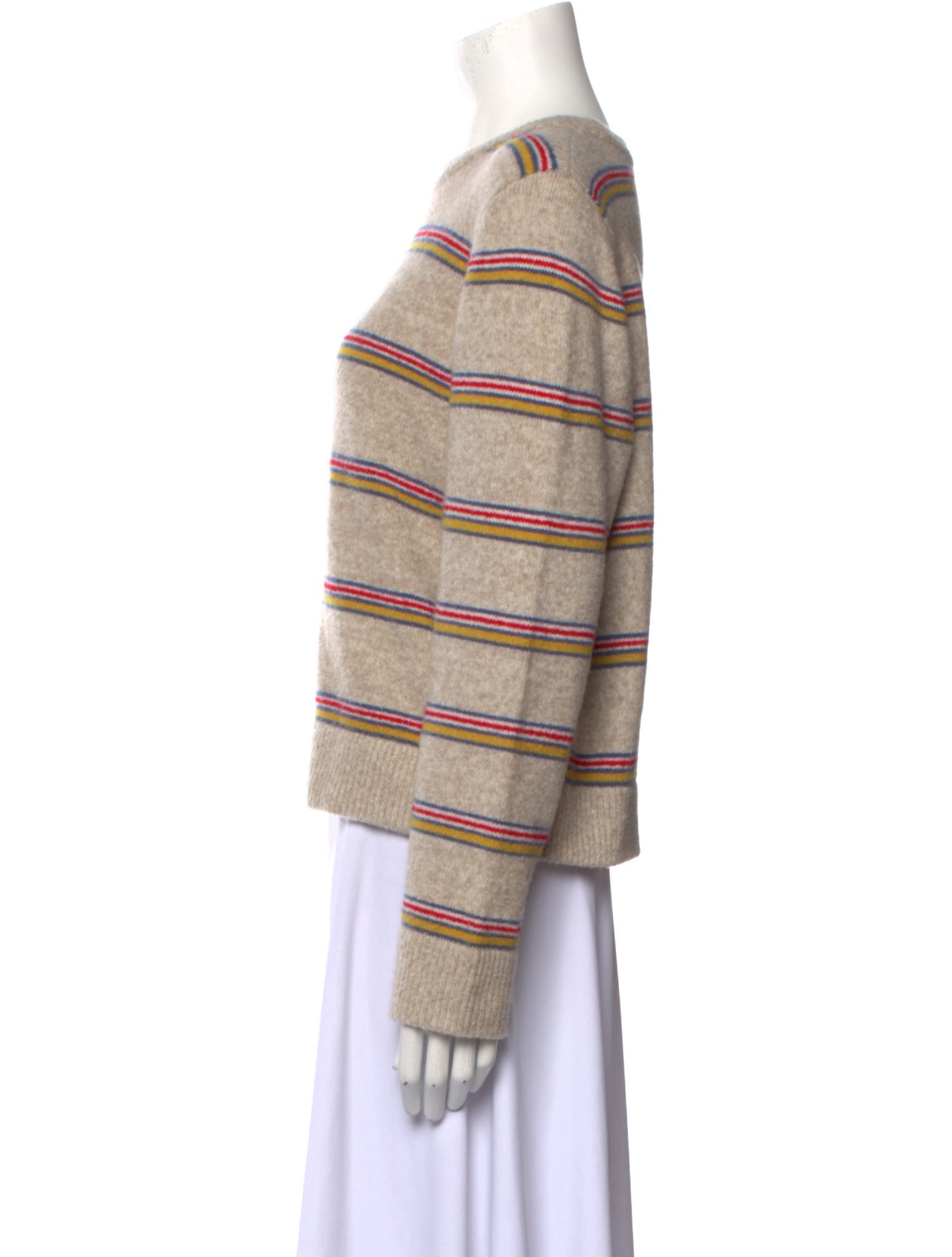 The Great Striped Crew Neck Sweater