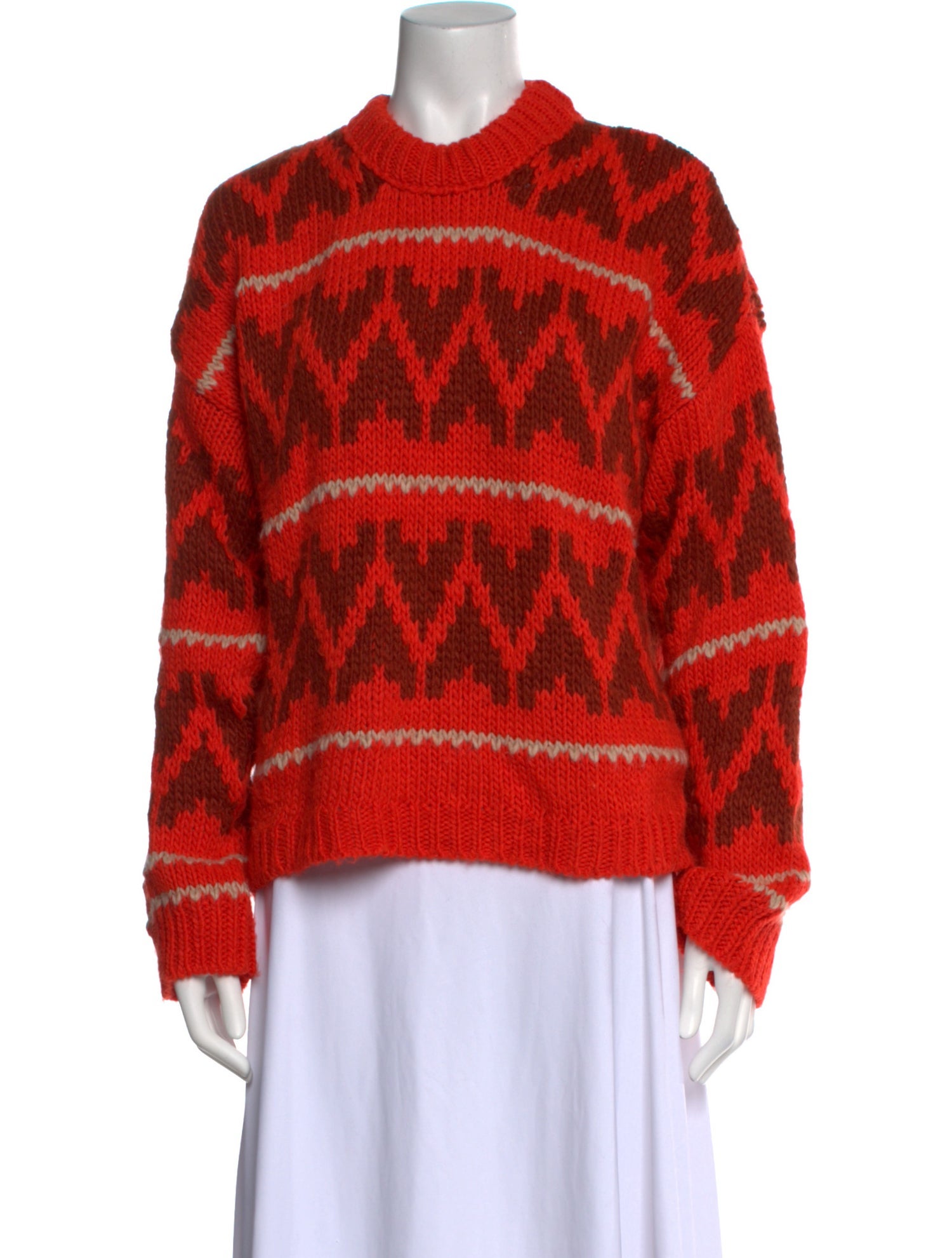 The Great Printed Crew Neck Sweater