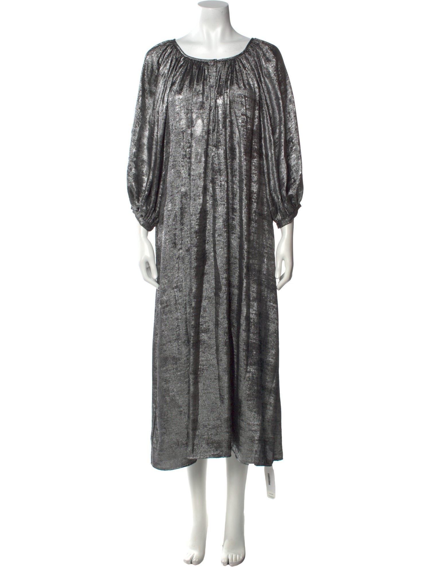 The Great Scoop Neck Midi Length Dress