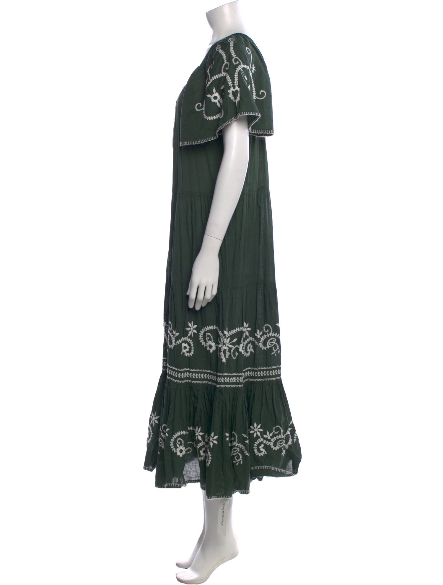 The Great Scoop Neck Midi Length Dress